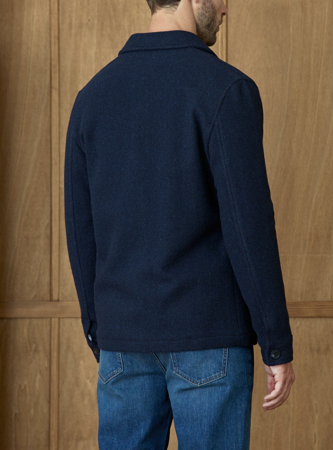 Mathew Mixed Navy Jacket