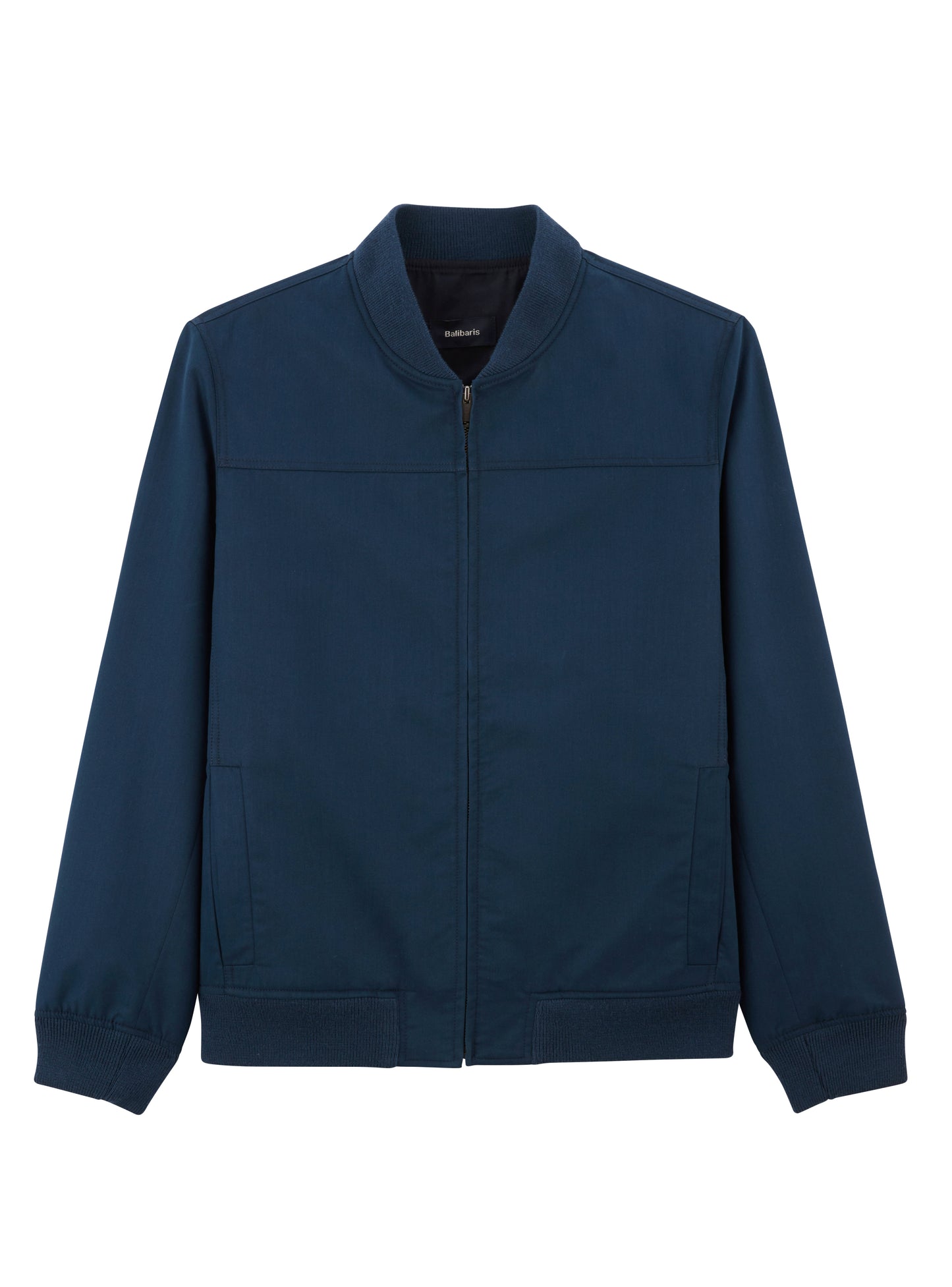 Blouson Chester Abysse – Blouson 60% coton 40% polyester bleu marine avec coupe teddy et matière légère, agréable – packshot