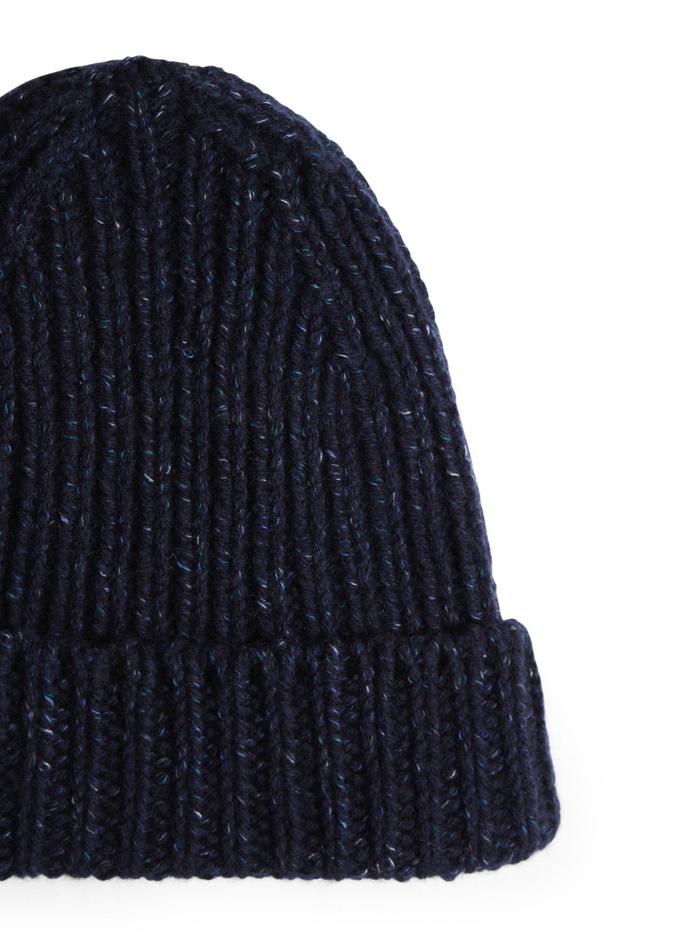 Fern Mixed Navy Beanie