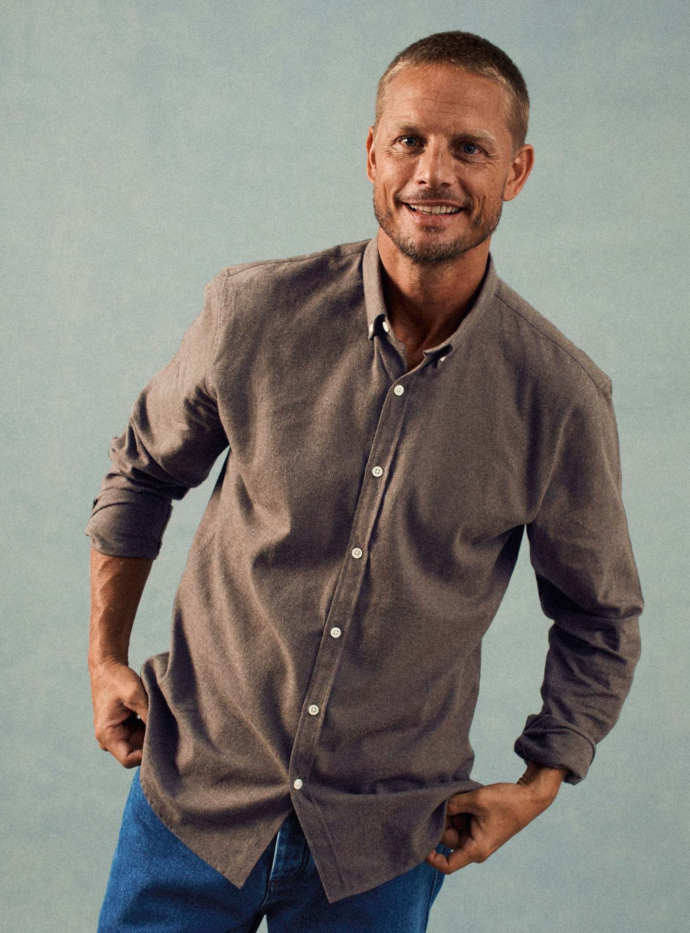 cornier COLLEGE FLANNEL OVER SHIRTS cornier／ COLLEGE FLANNEL OVER