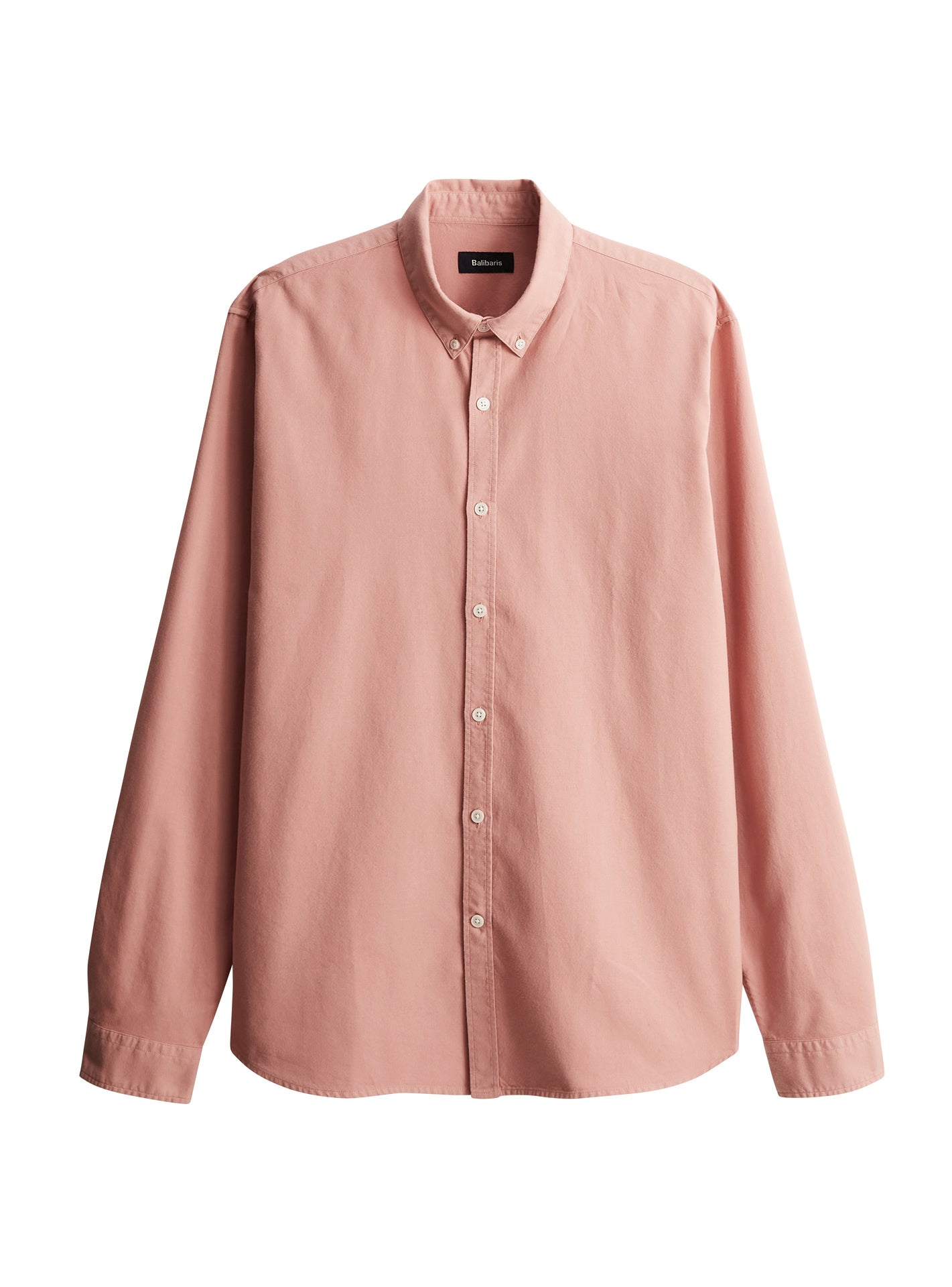 Chemise College Rosette – Chemise 100% coton rose avec coupe semi-ajustée et col français – packshot
