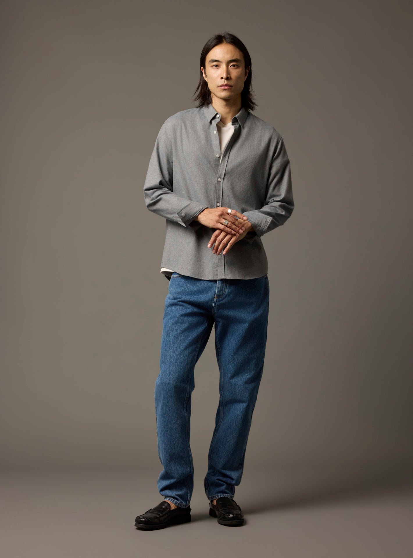 Chemise Mercer Mixed Blue