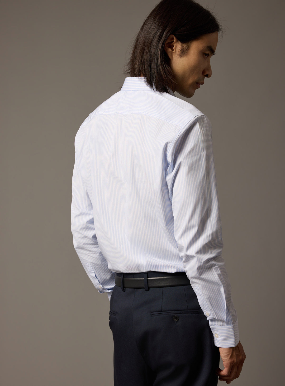 Chemise Jake Light Blue/Ecru