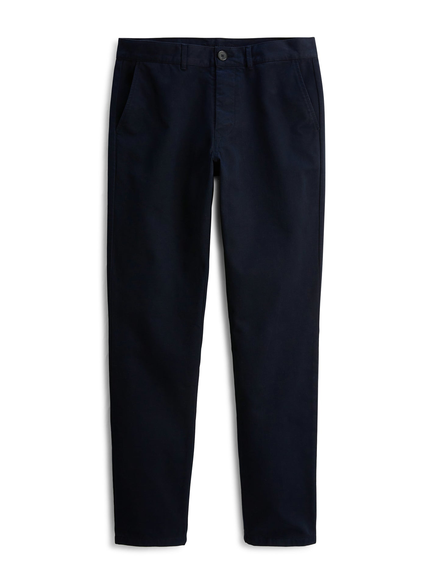 Chino Paul Navy – Pantalon Chino 100% coton bleu marine avec coupe droite et taille mi-haute – packshot