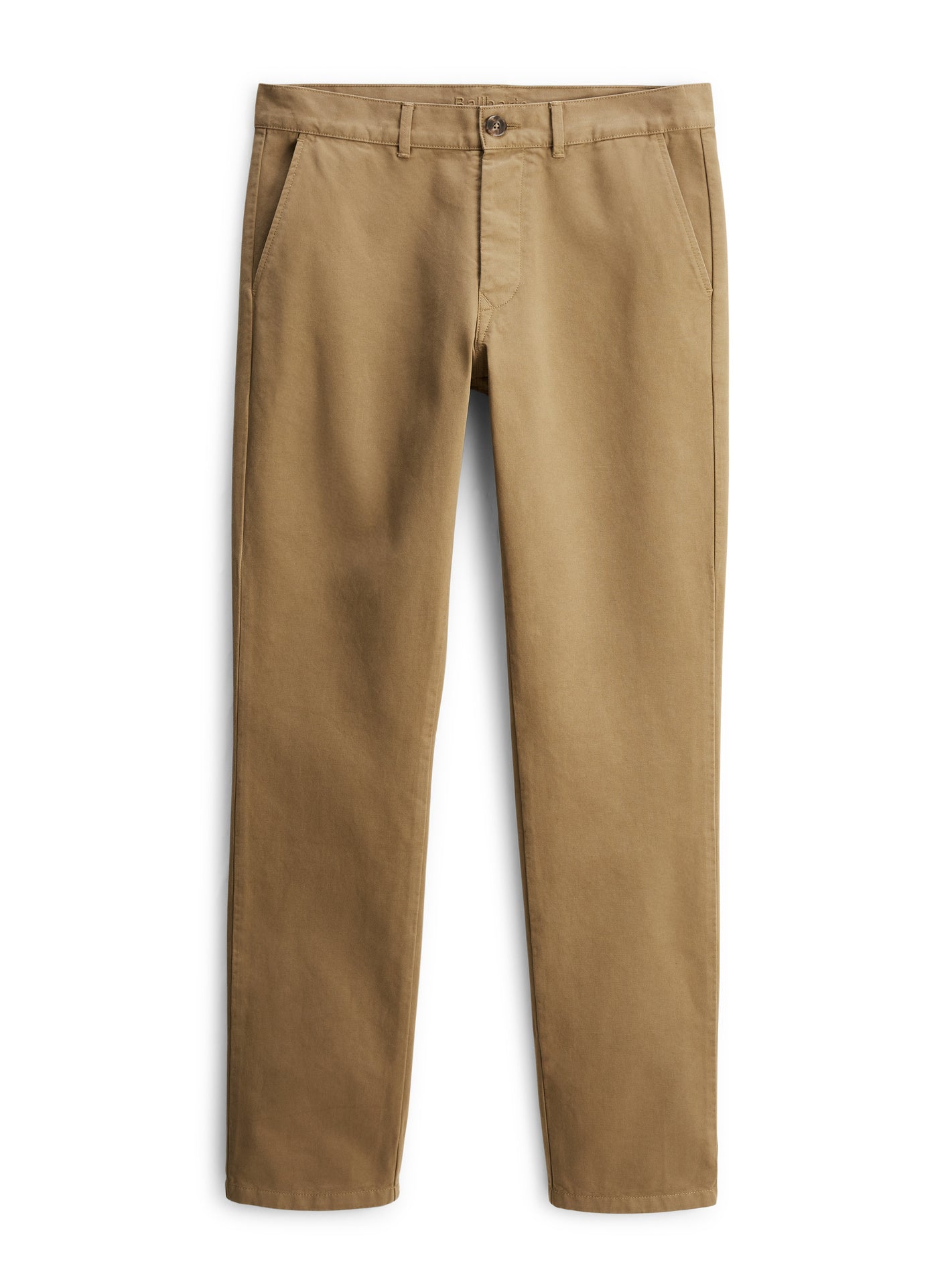 Chino Paul Sienna Beige – Pantalon Chino 100% coton beige avec coupe droite et taille mi-haute – packshot
