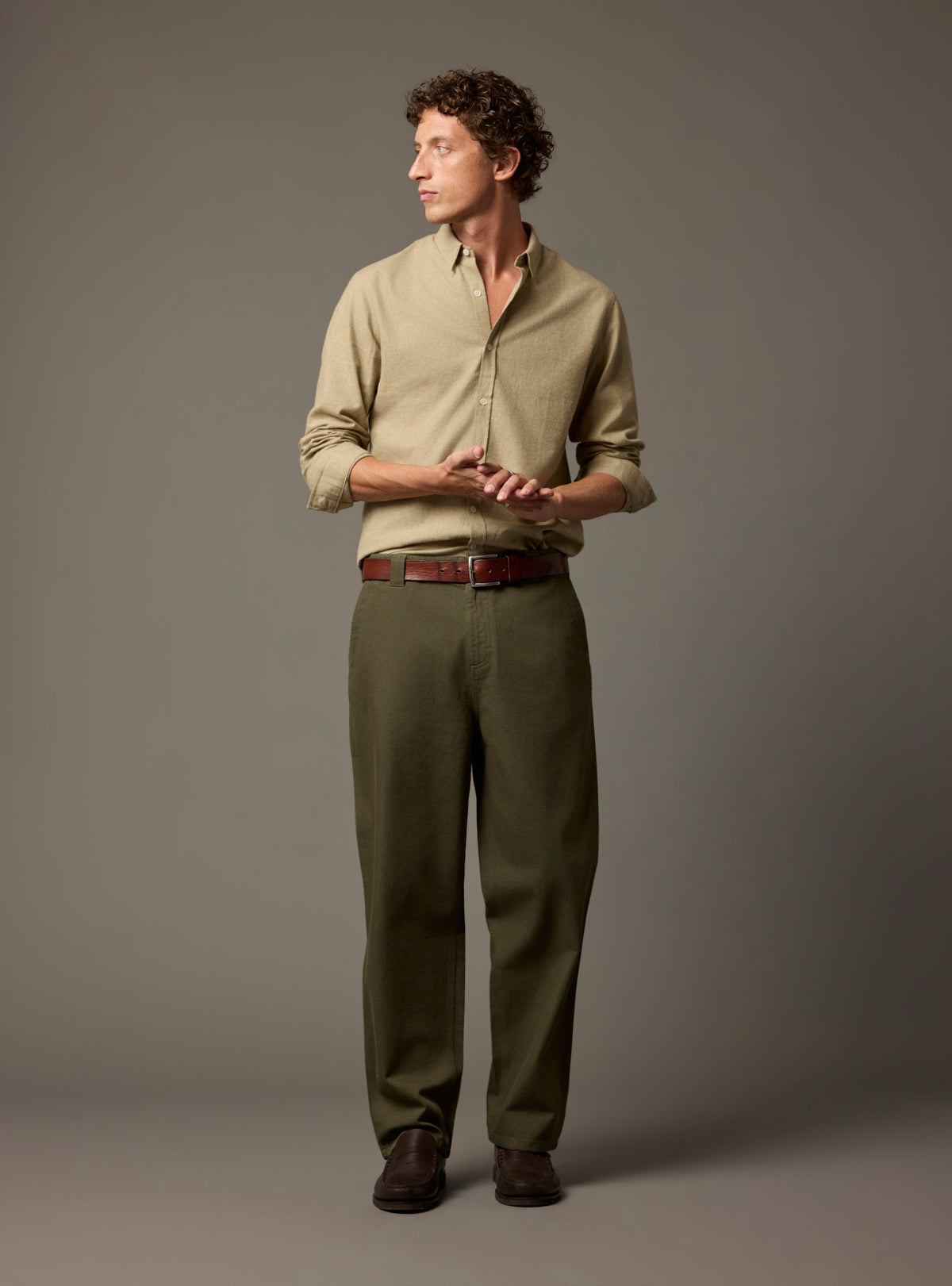 Ulysse Dark Khaki Chinos