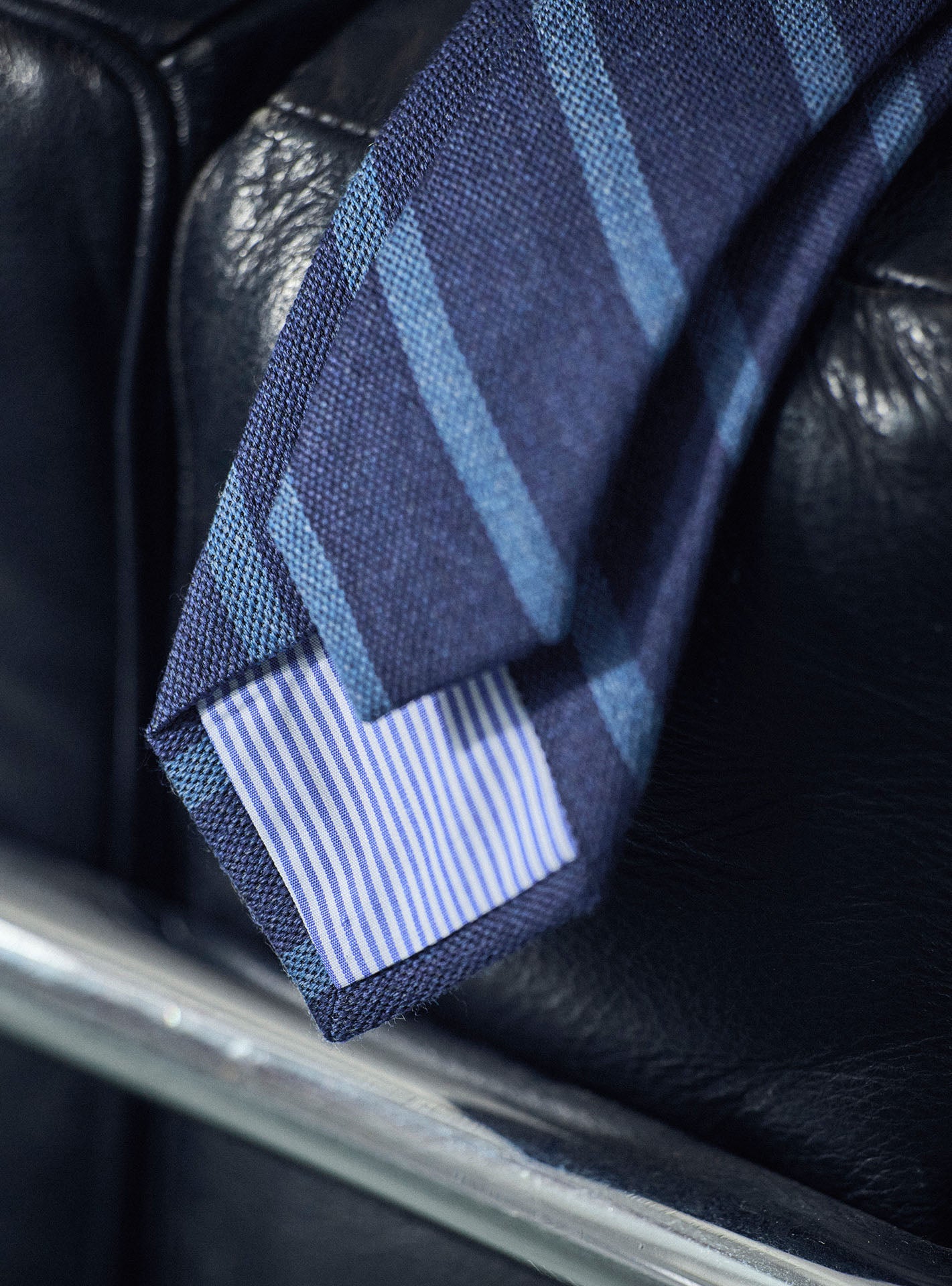 Cravate Nelson Marine/Bleu