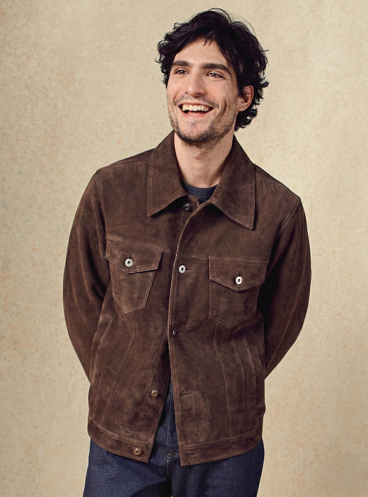 Bally バリー ラムレザー 羊革 ジャケット テーラード ブラウンM Marlow Brown Leather Jacket – Balibaris