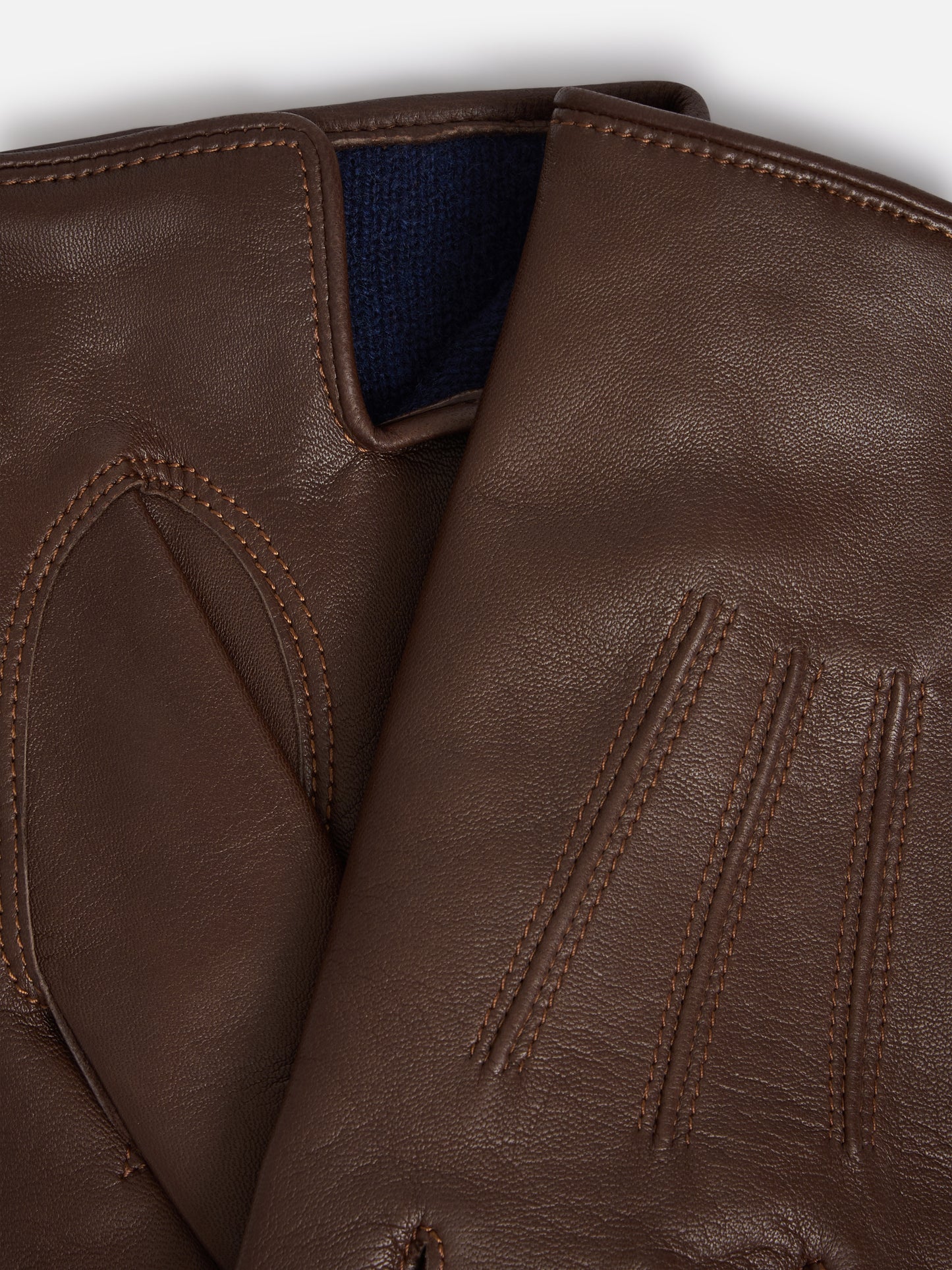 Gants Quentin Brown Lisse