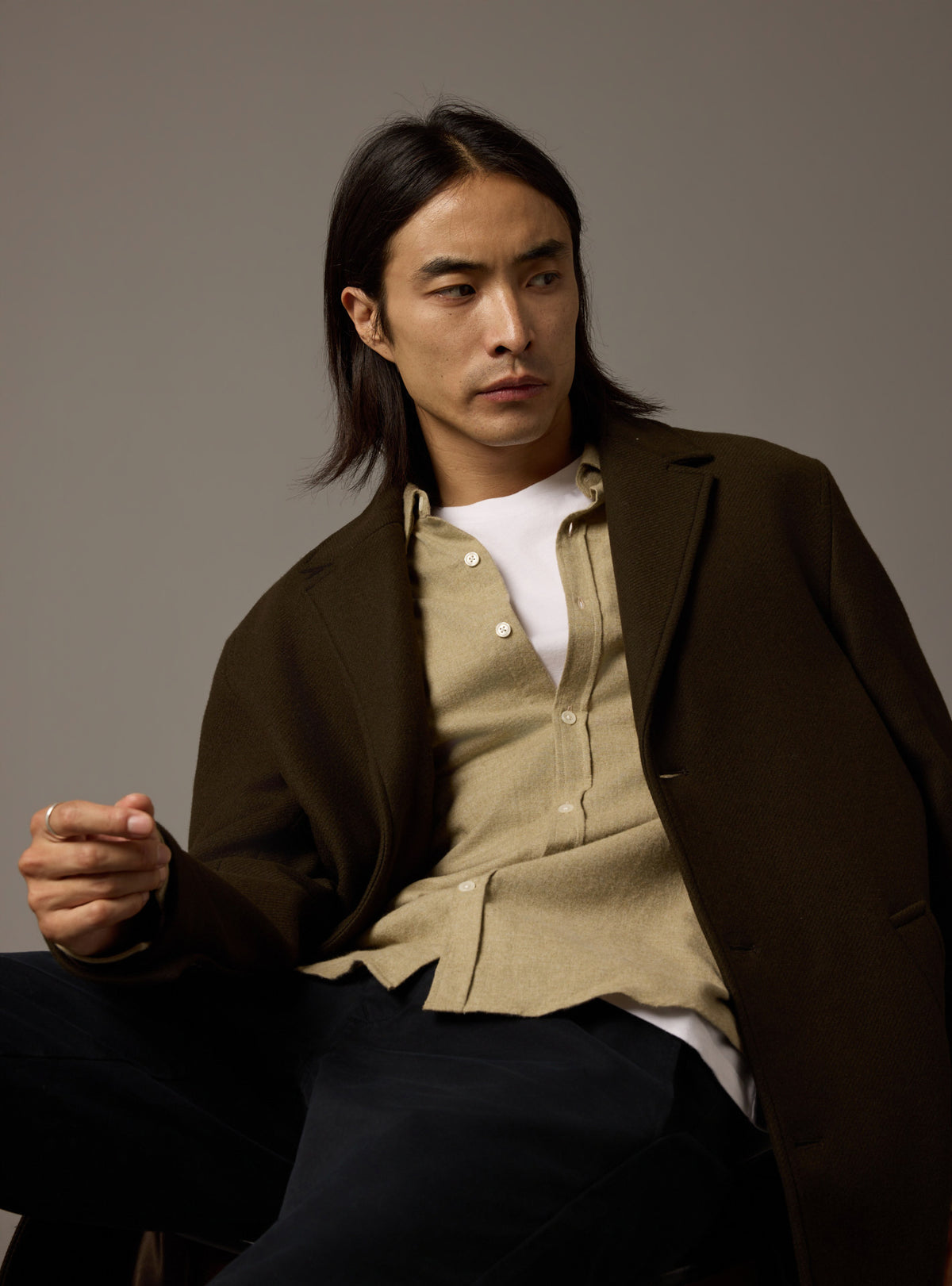 Alden Dark Khaki Coat