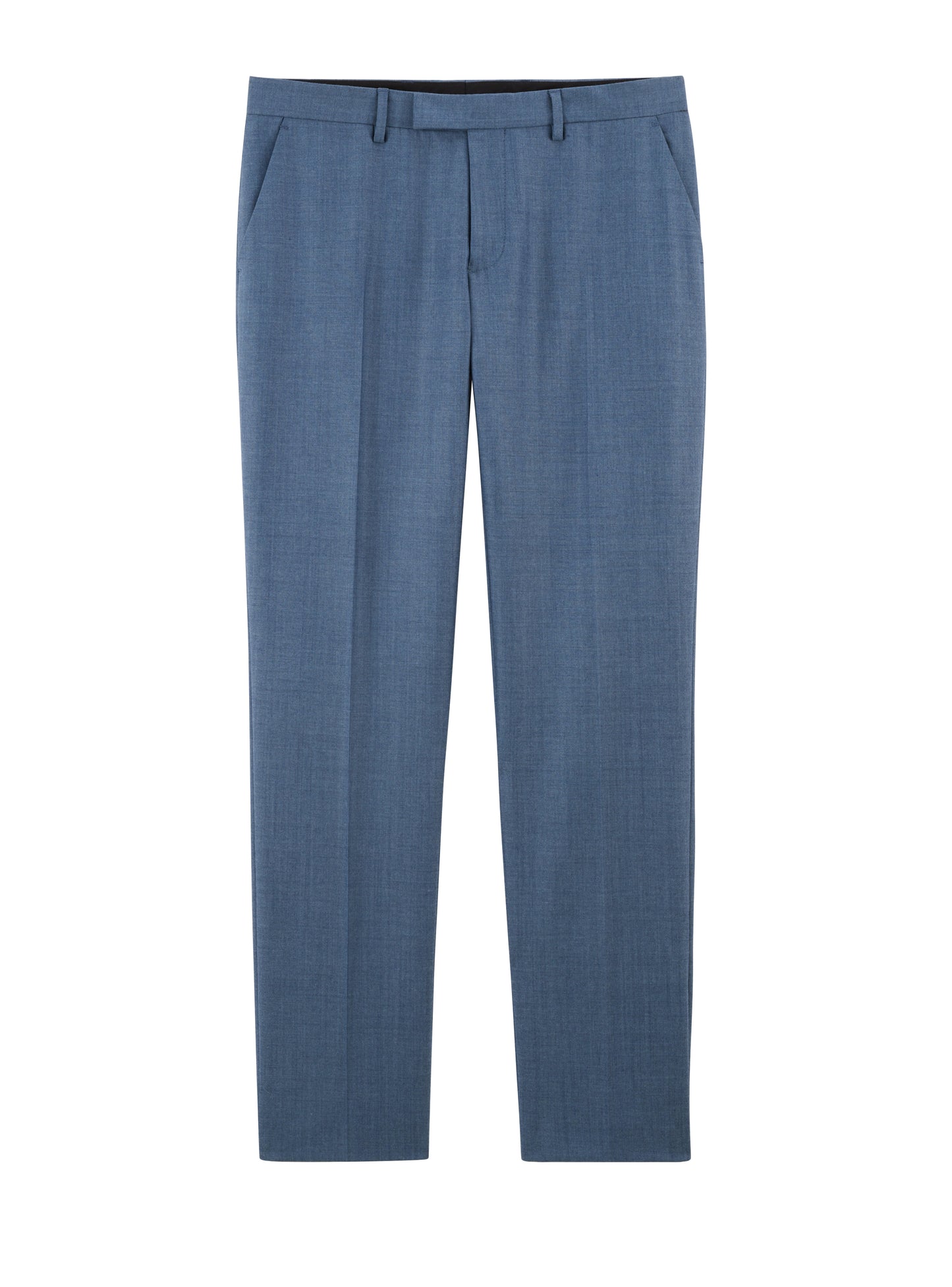 Pantalon de costume en laine Balibaris - Gekko Blue Melanged - Packshot