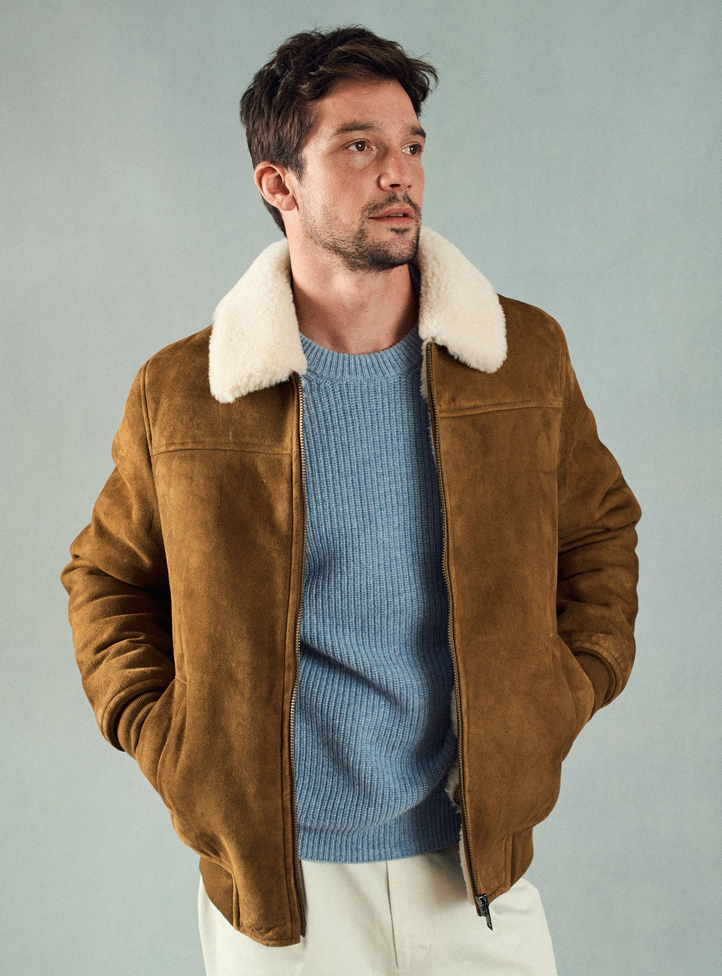 Peau lainée homme Porter Camel Balibaris - Main Image