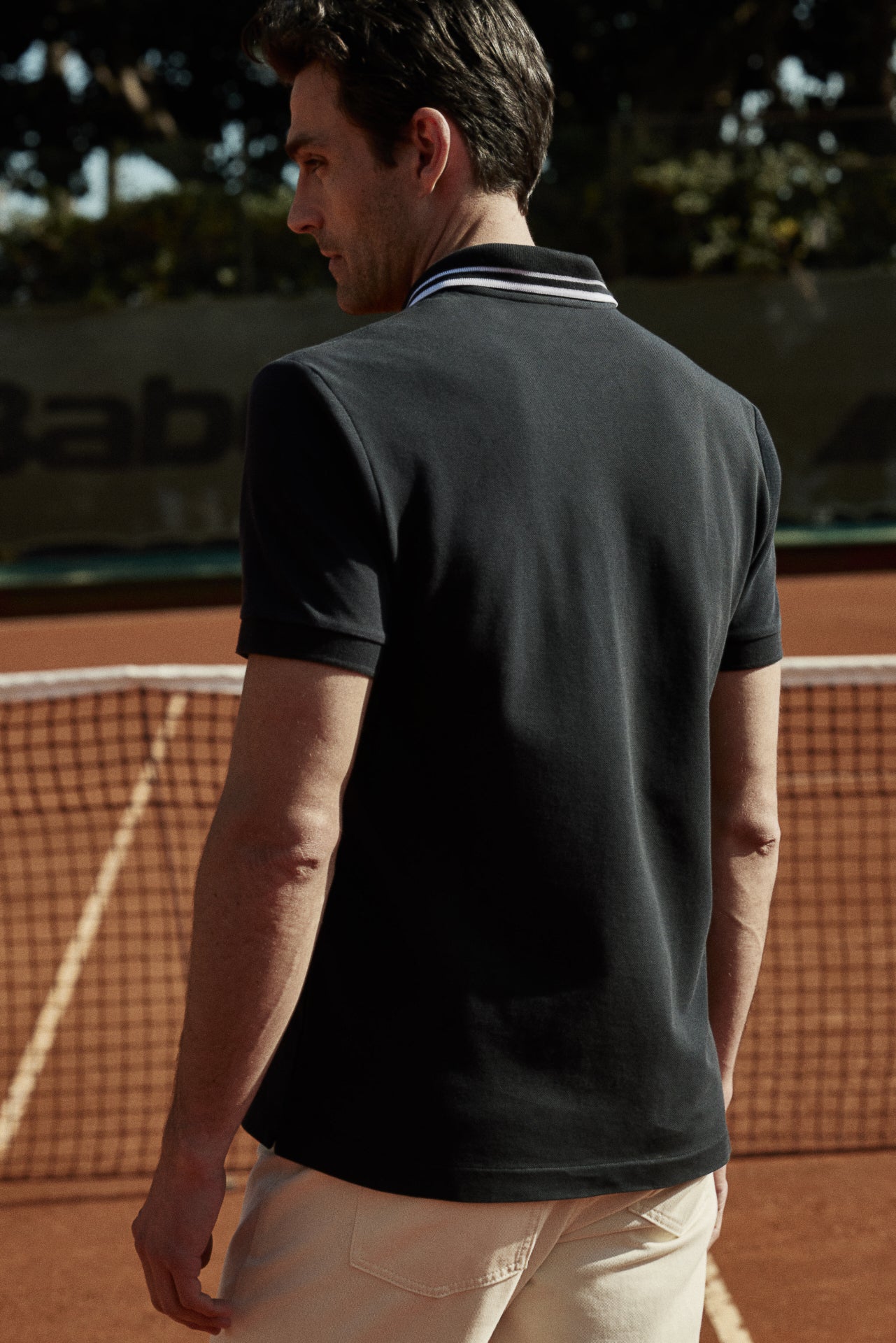 Samuel Navy Off-White Polo Shirt