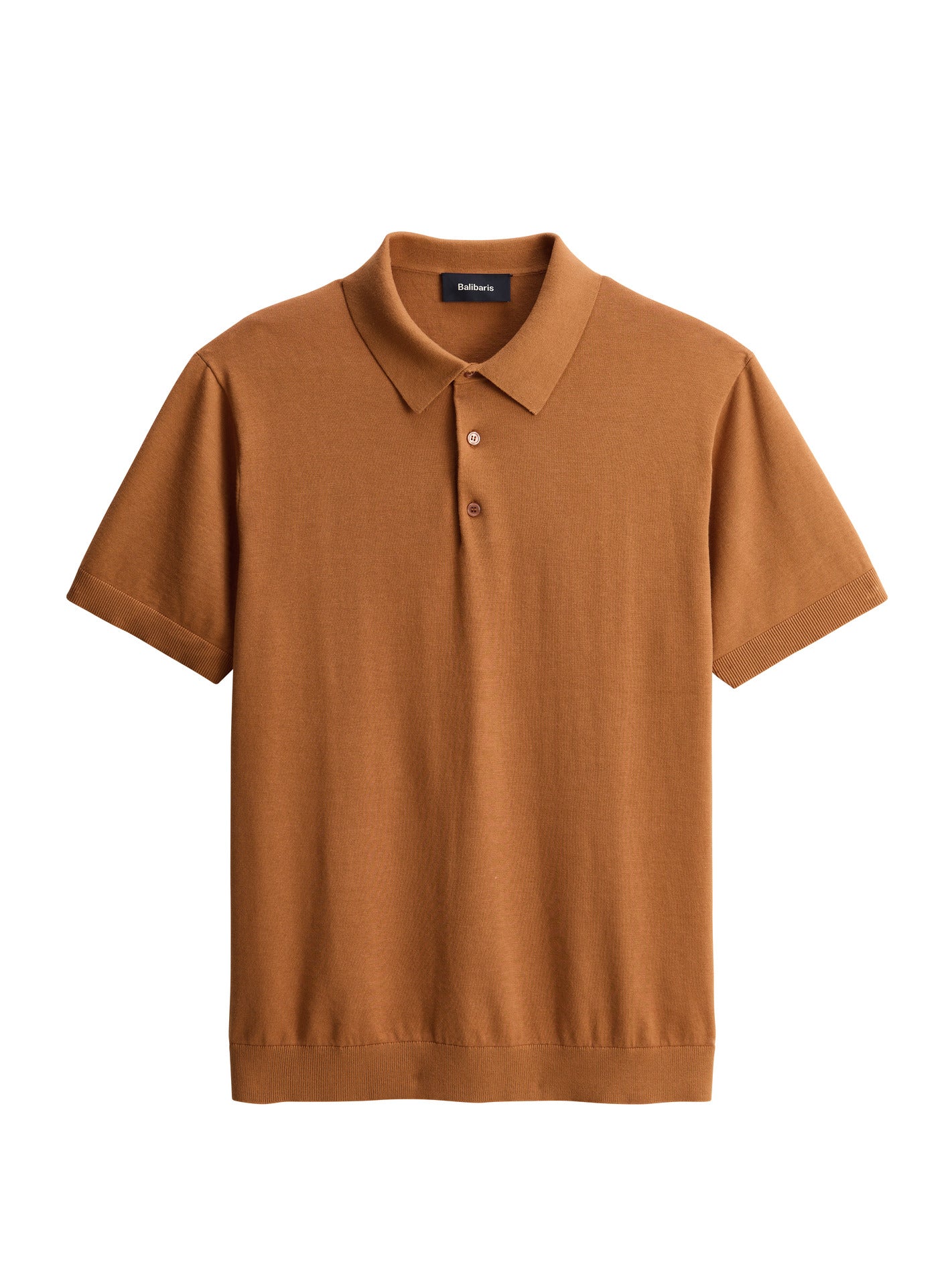 Polo Anton Pumpkin – Polo 100% coton orange avec col polo et jersey de coton - packshot