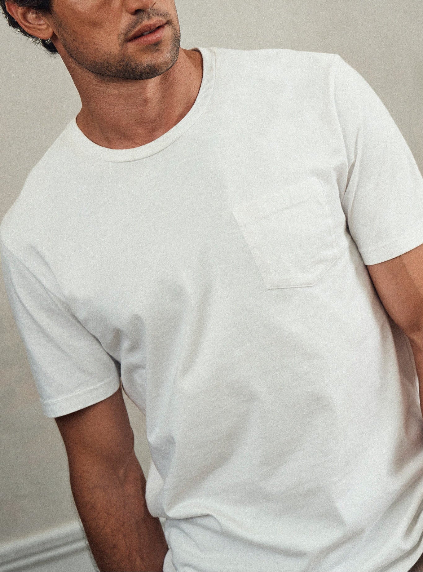 Brandit Men's Basic T-Shirt - 100% Cotton, Crew Neck, White, Size Small - View #4