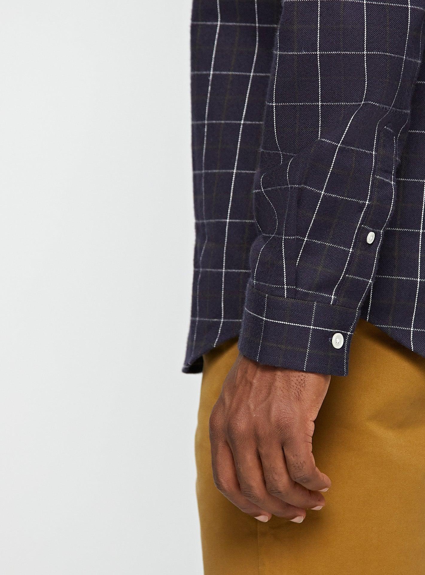 Chemise Mercer Navy et Bronze - Balibaris EU