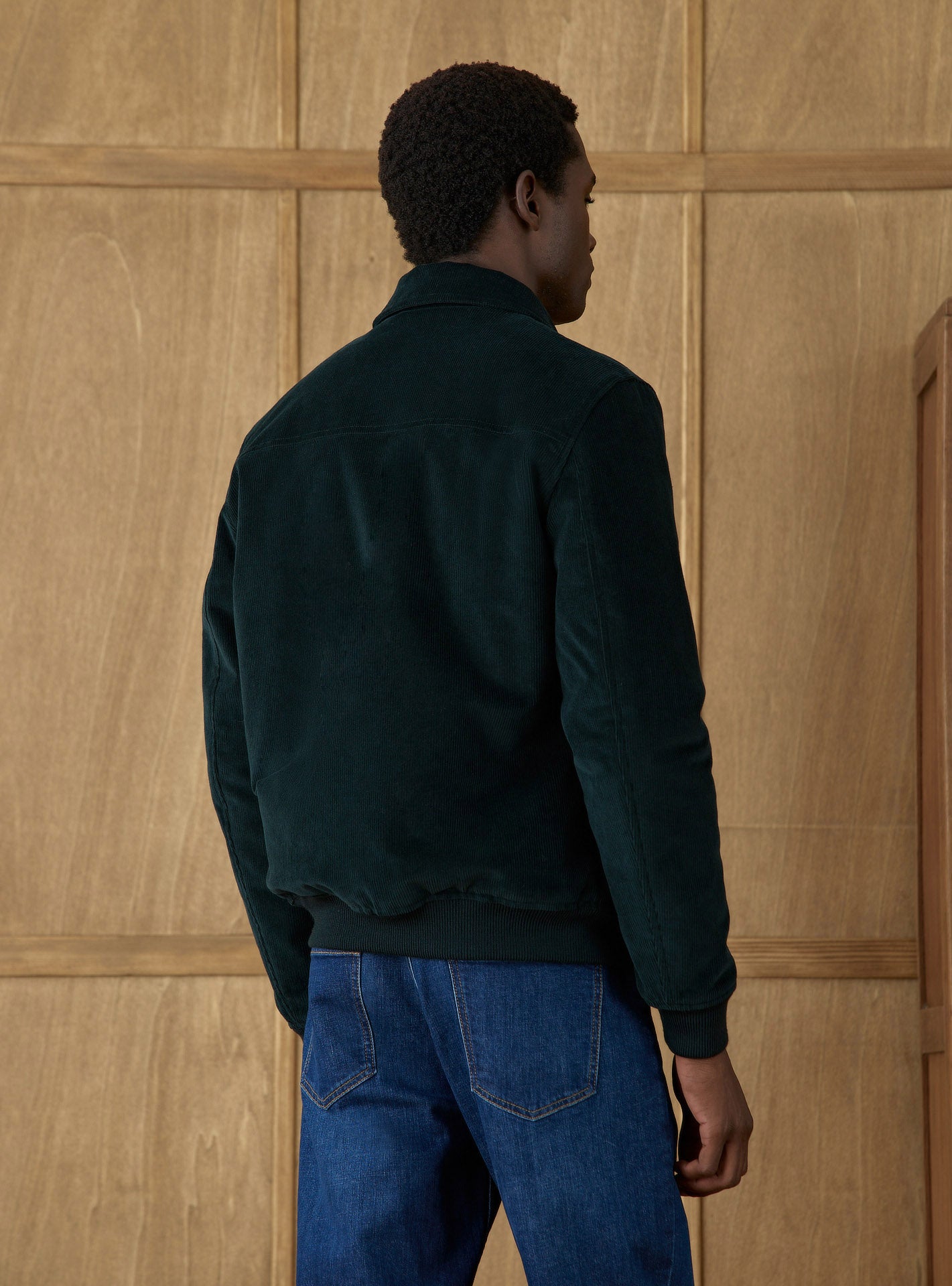 Blouson en velours Jordan Off Green-2