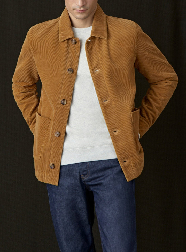 Blouson en velours River Earth