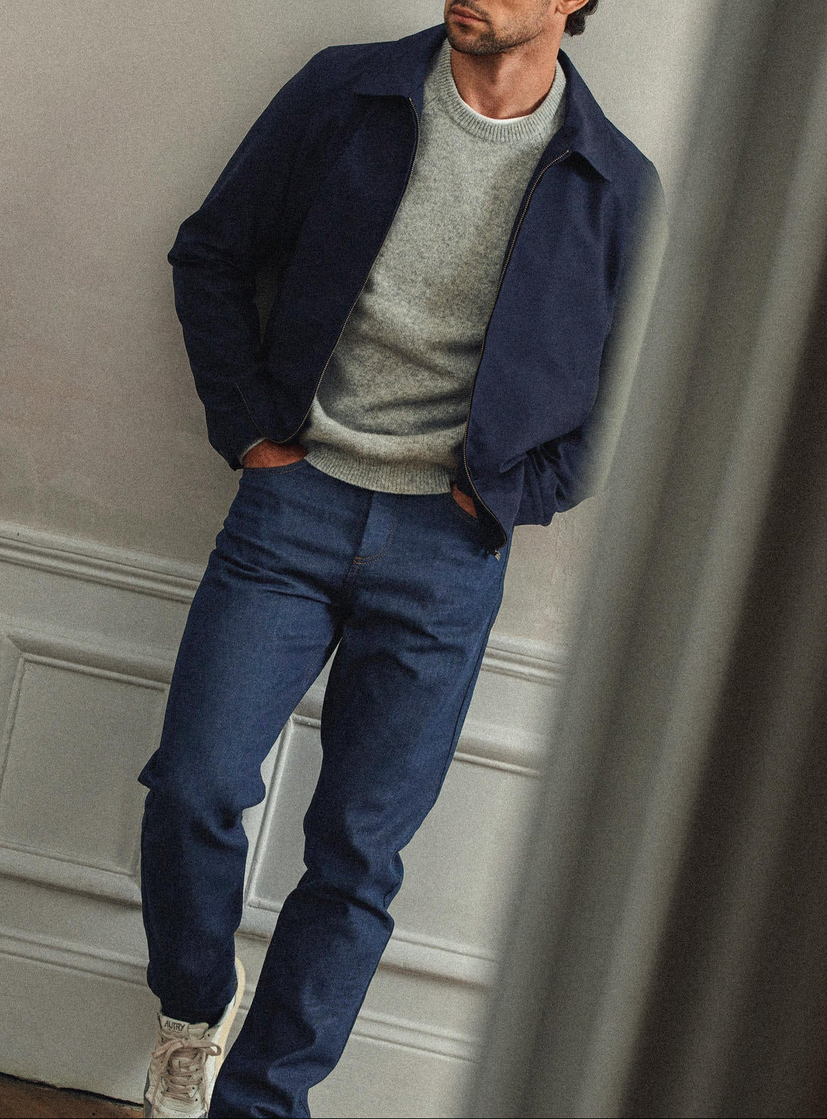 Barney Navy Jacket-1