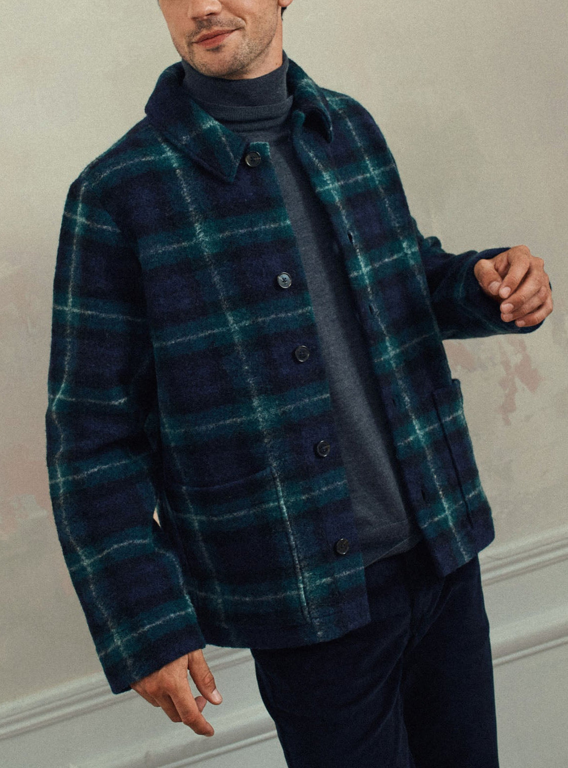 Blouson Raph Navy/Green-4