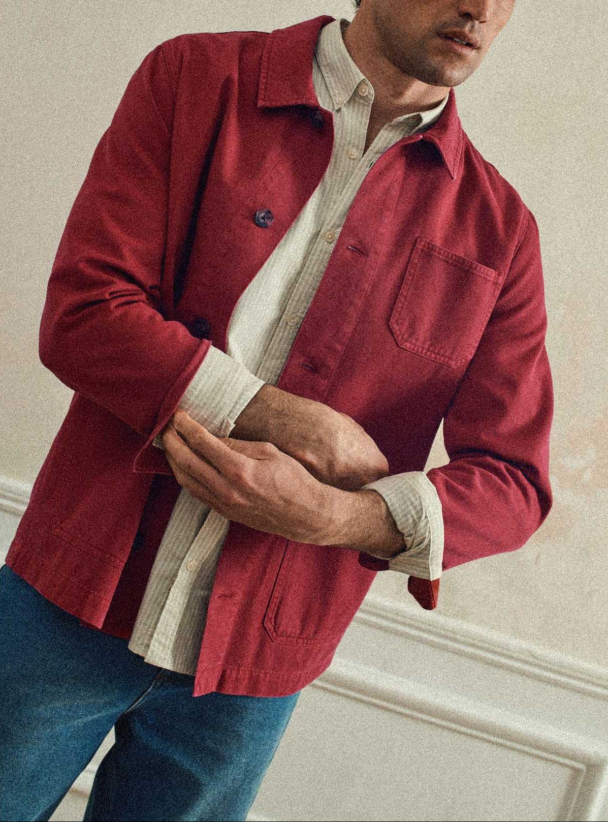 Blouson Cooper Carmin-1