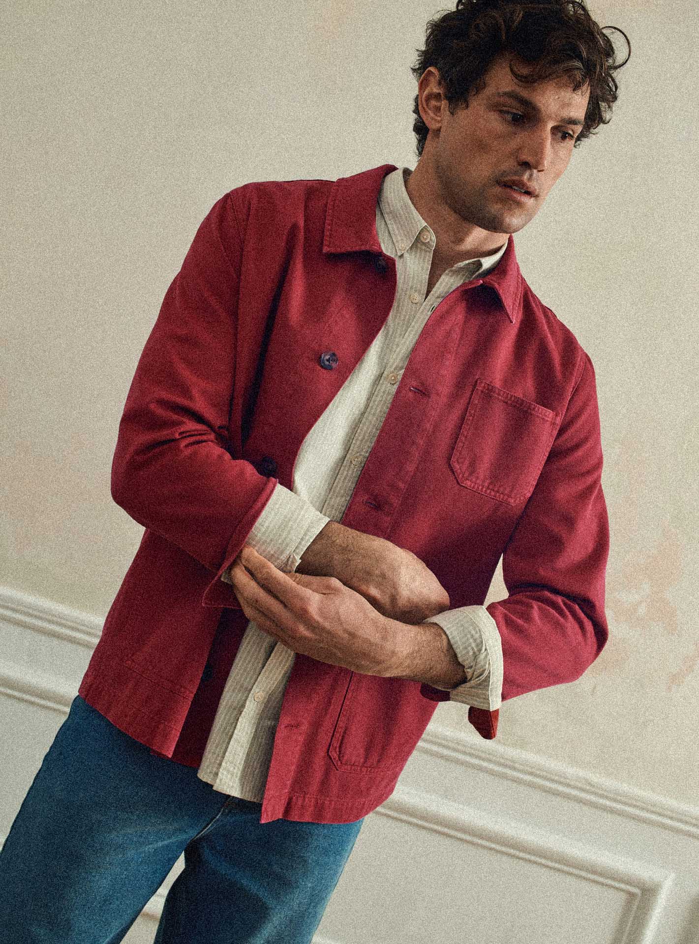 Blouson Cooper Carmin