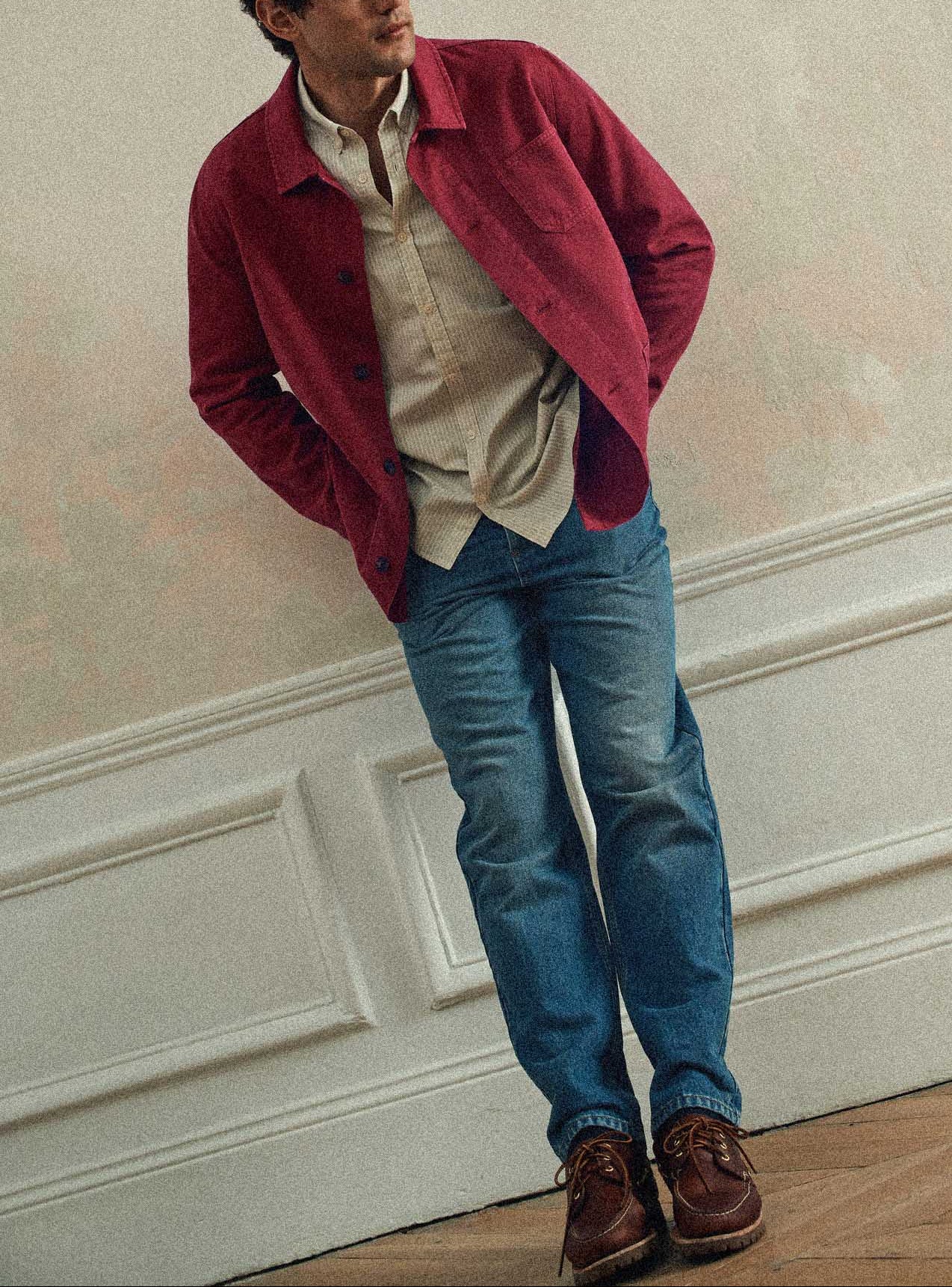 Blouson Cooper Carmin-6