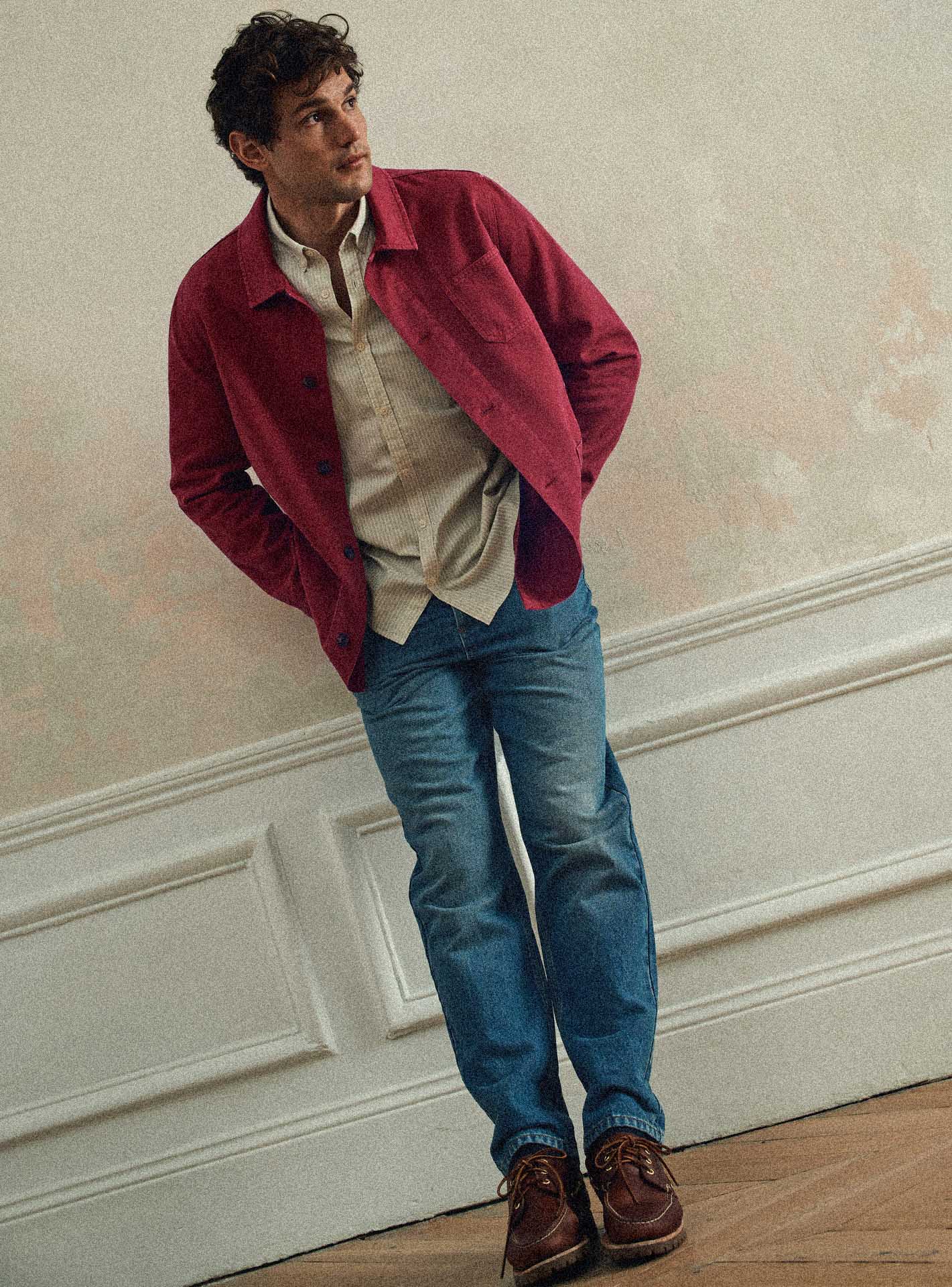 Blouson Cooper Carmin