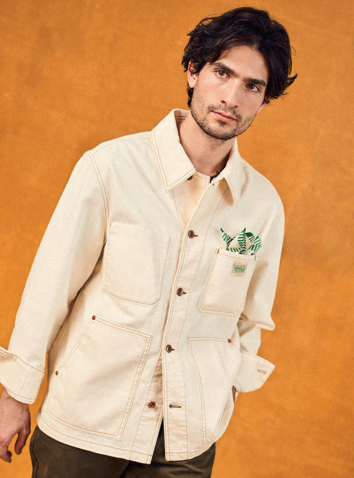 Blouson Manteau Homme Bongardi Taille 50 Kaki - Occasion Très Bon état - Laine Chaude Style Caban