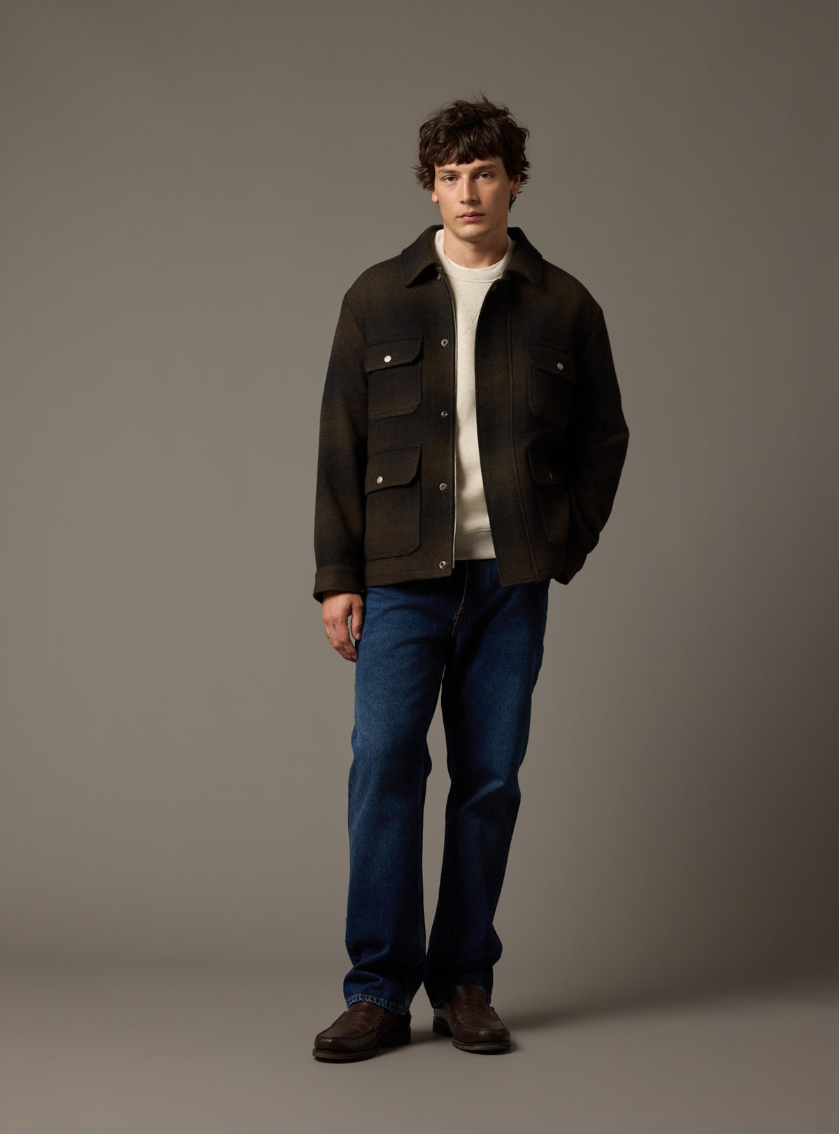 Hale Dark Khaki Jacket