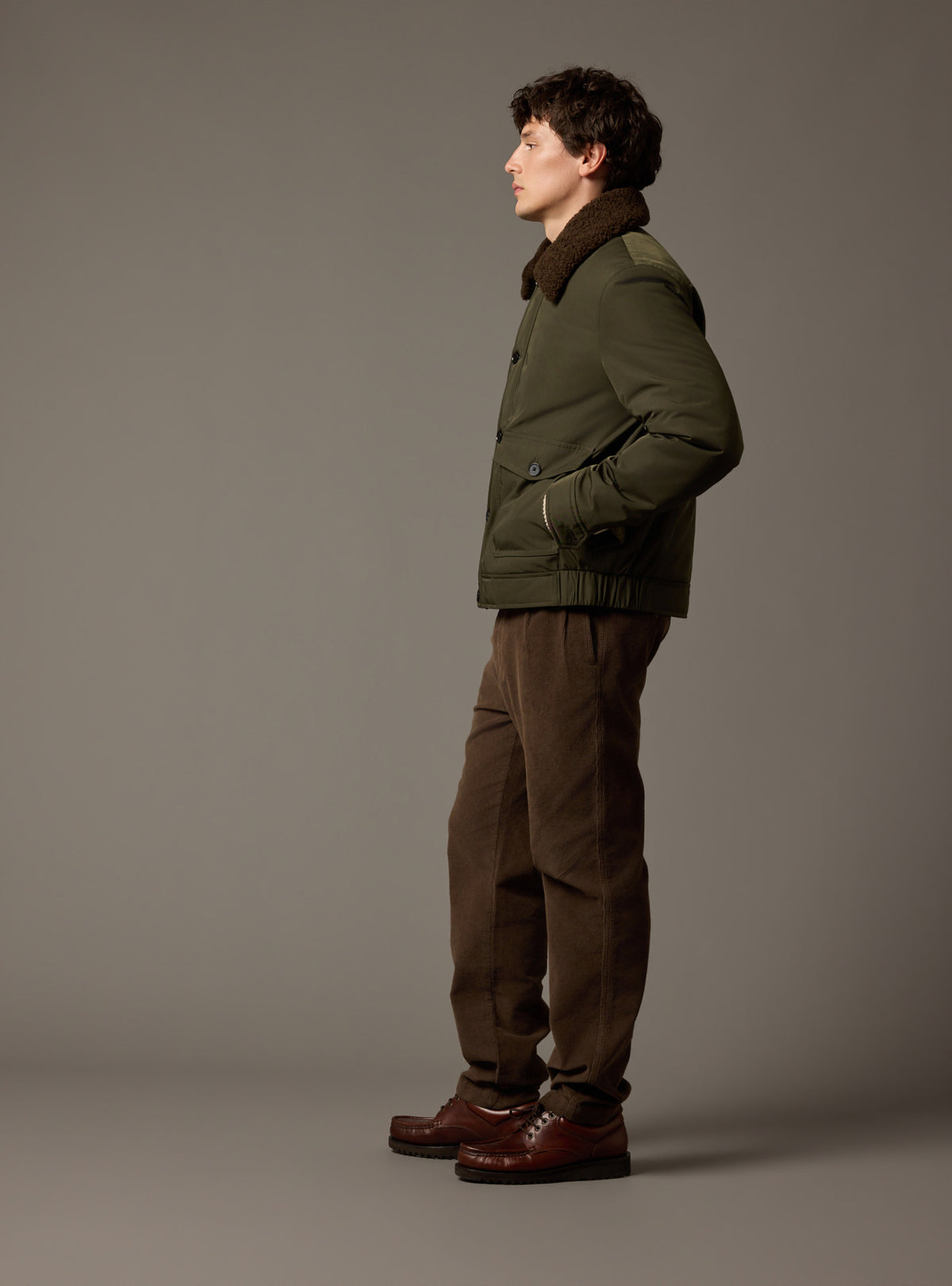 Blouson Clint Dark Khaki-3