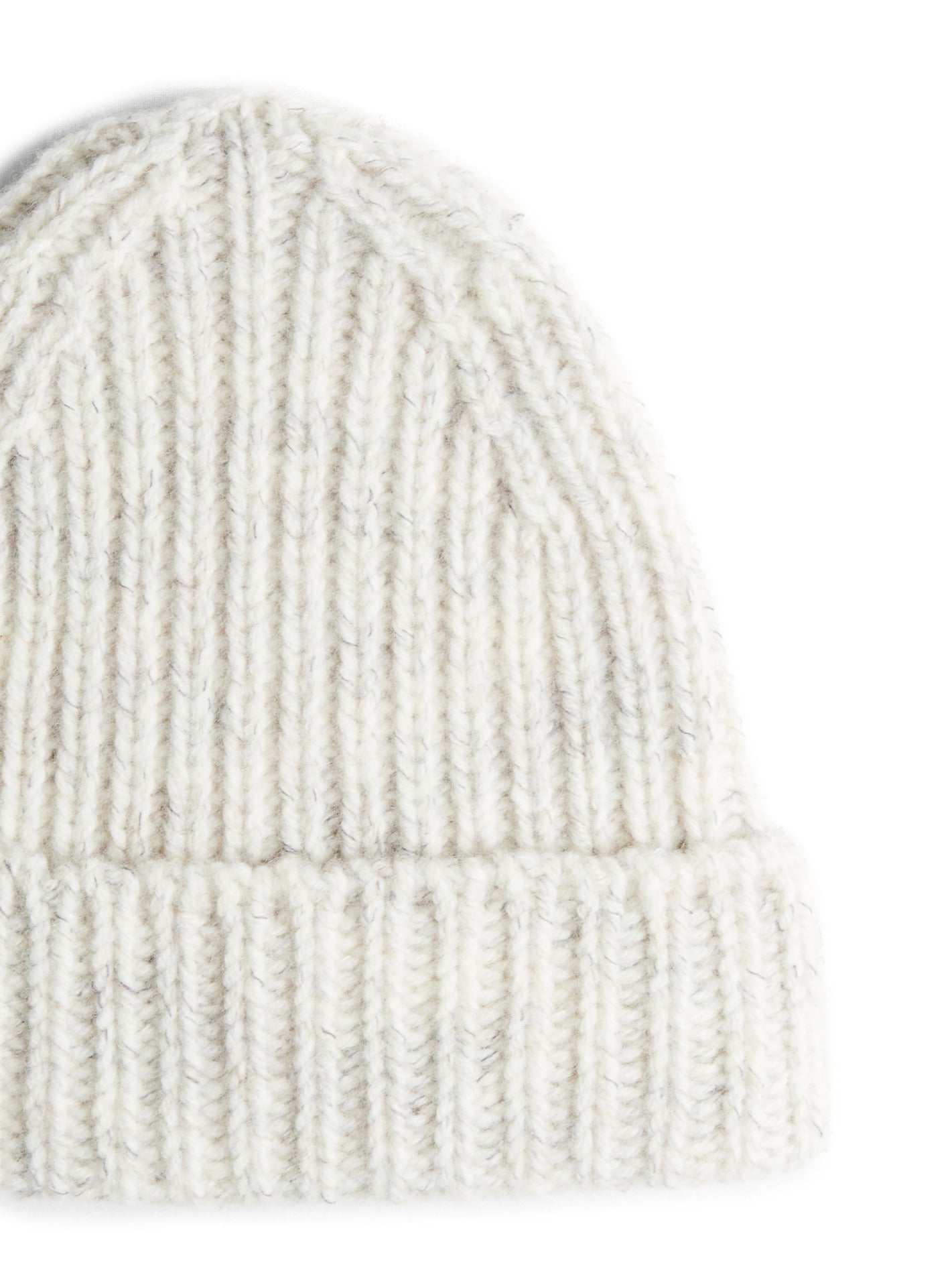 Fern Mixed Off-White Beanie-5