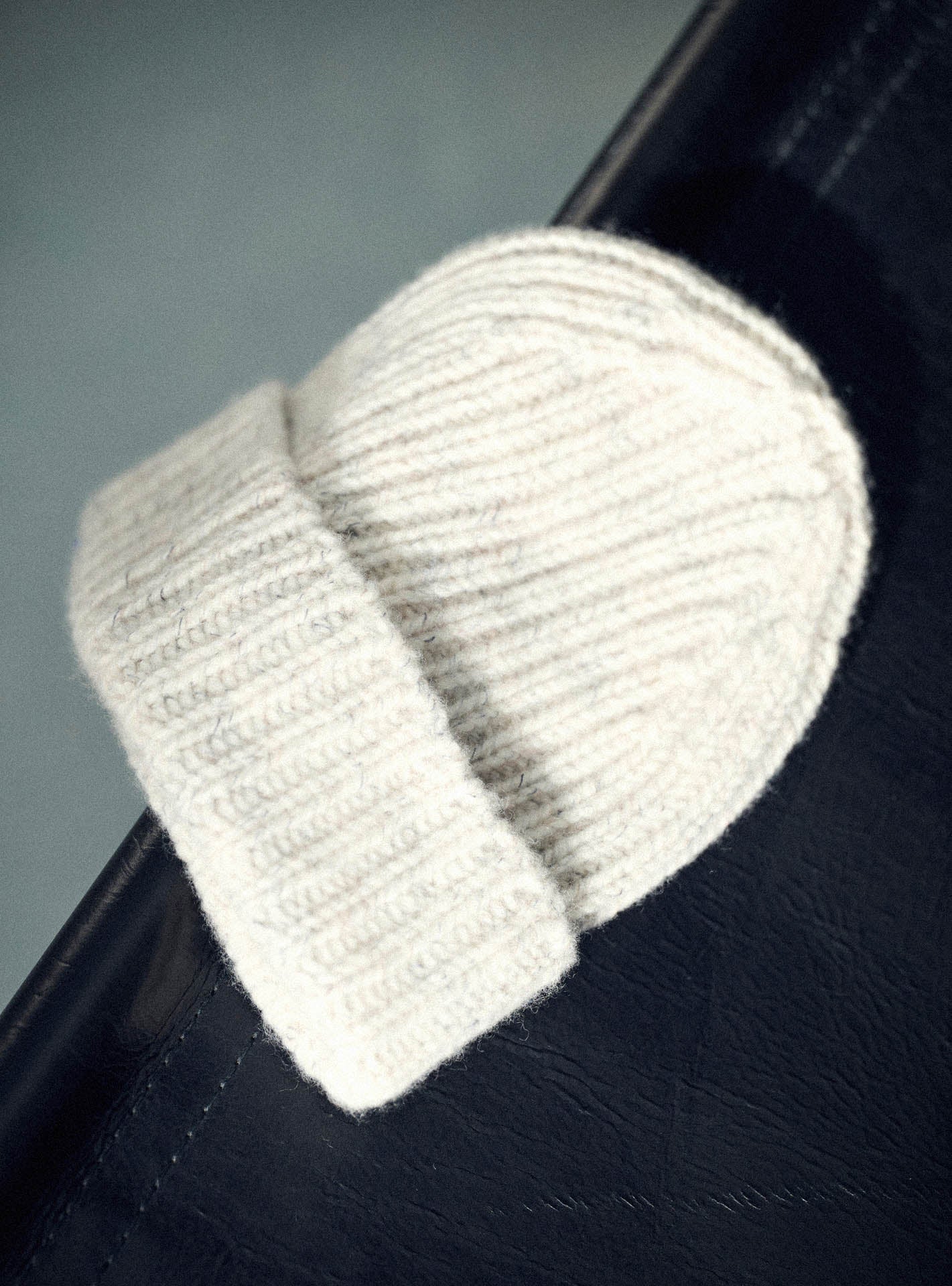 Fern Mixed Off-White Beanie-1