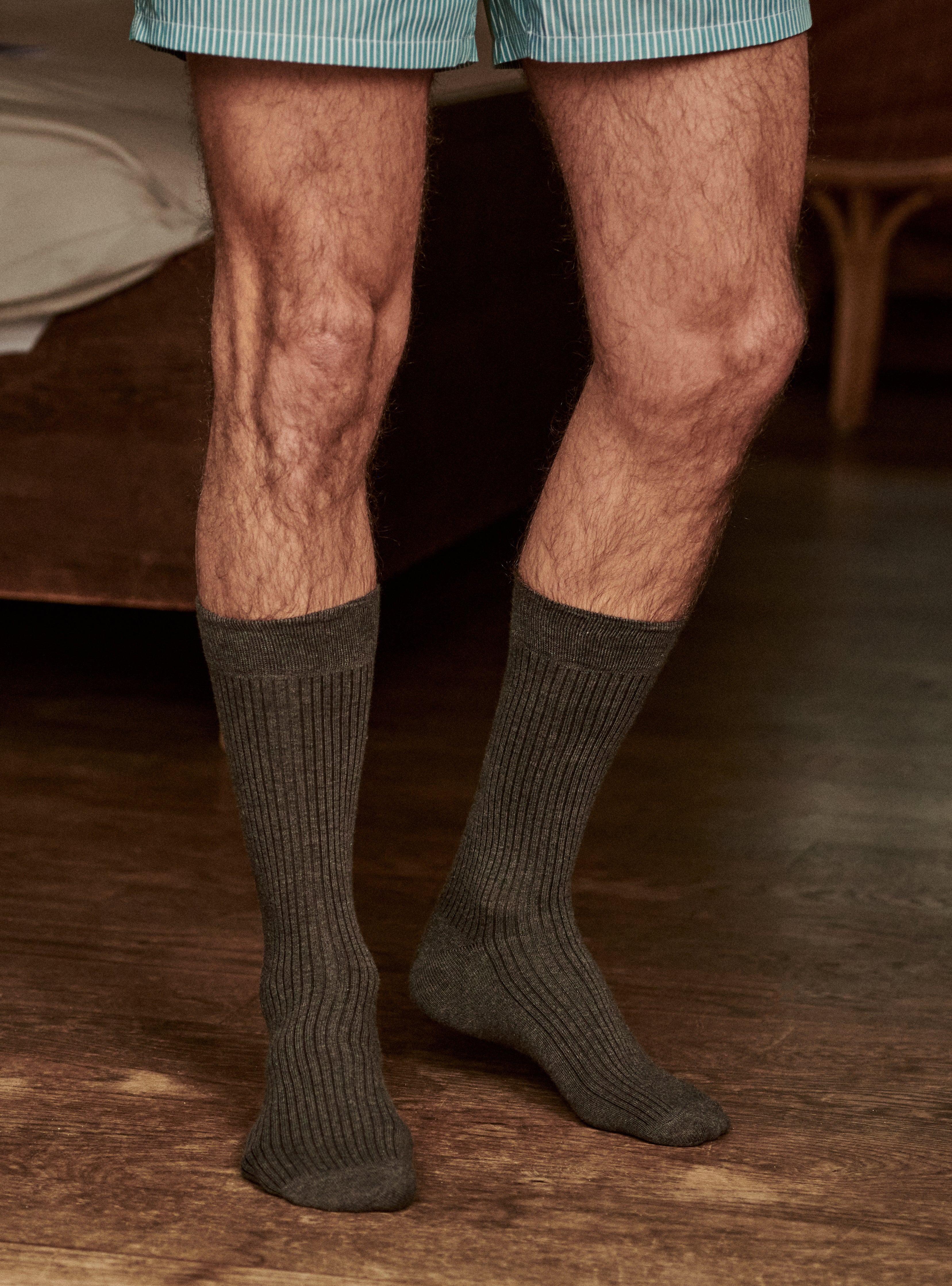 Barnabe Mixed Gray Socks-1