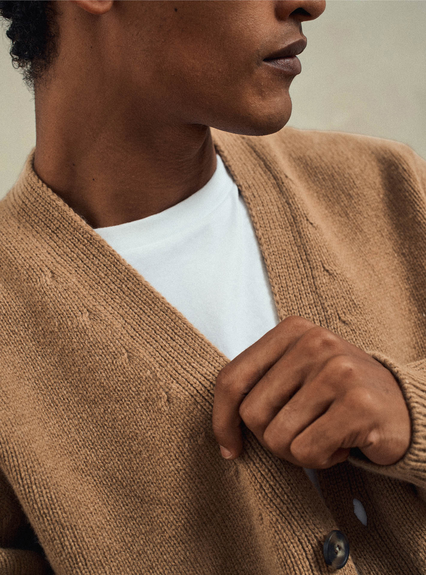 Cardigan Felix Camel-3
