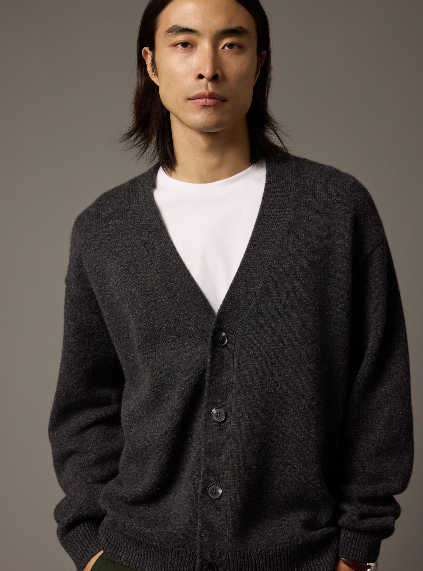 Cardigan Francis Anthracite-2