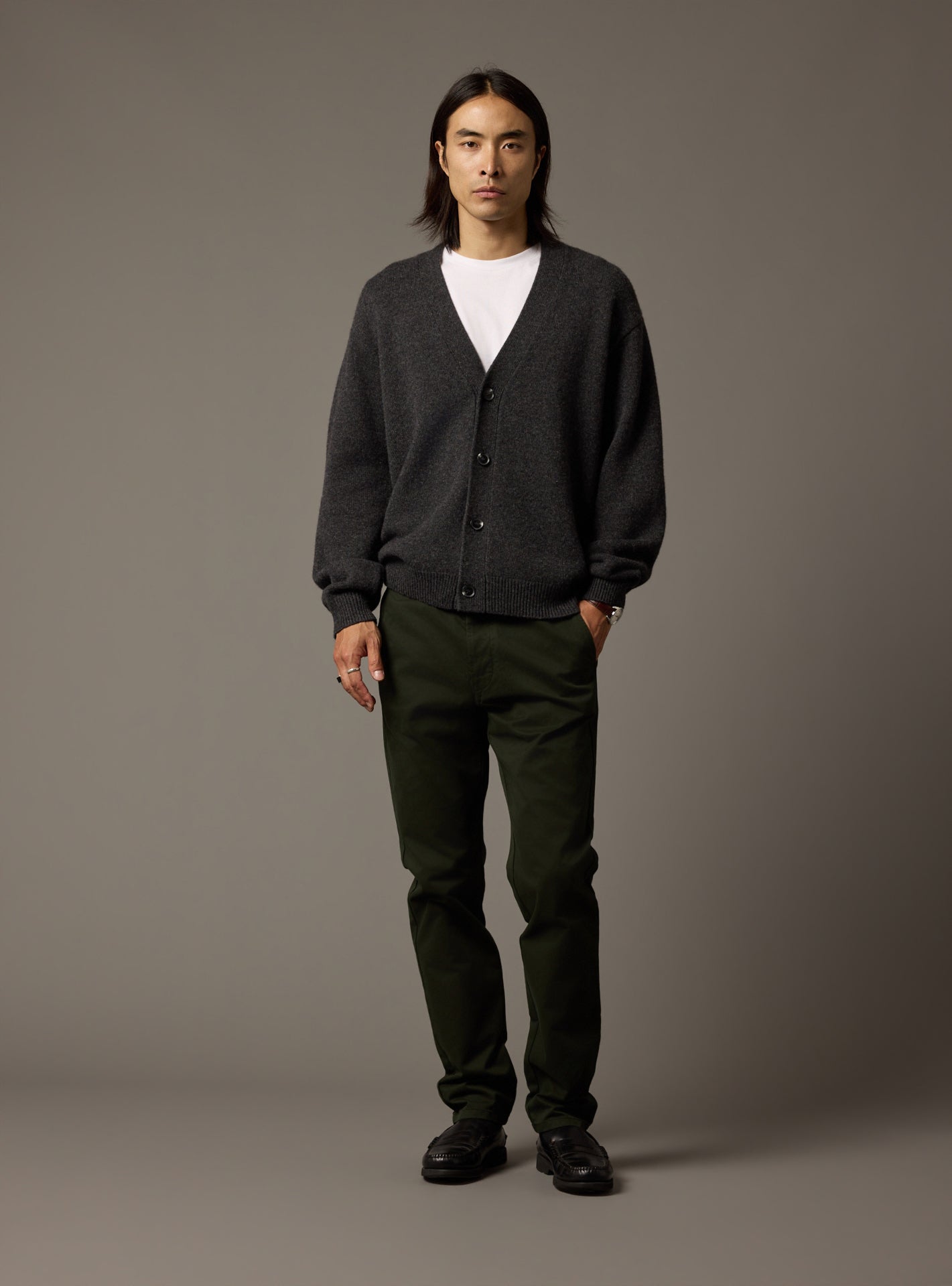 Cardigan Francis Anthracite-5