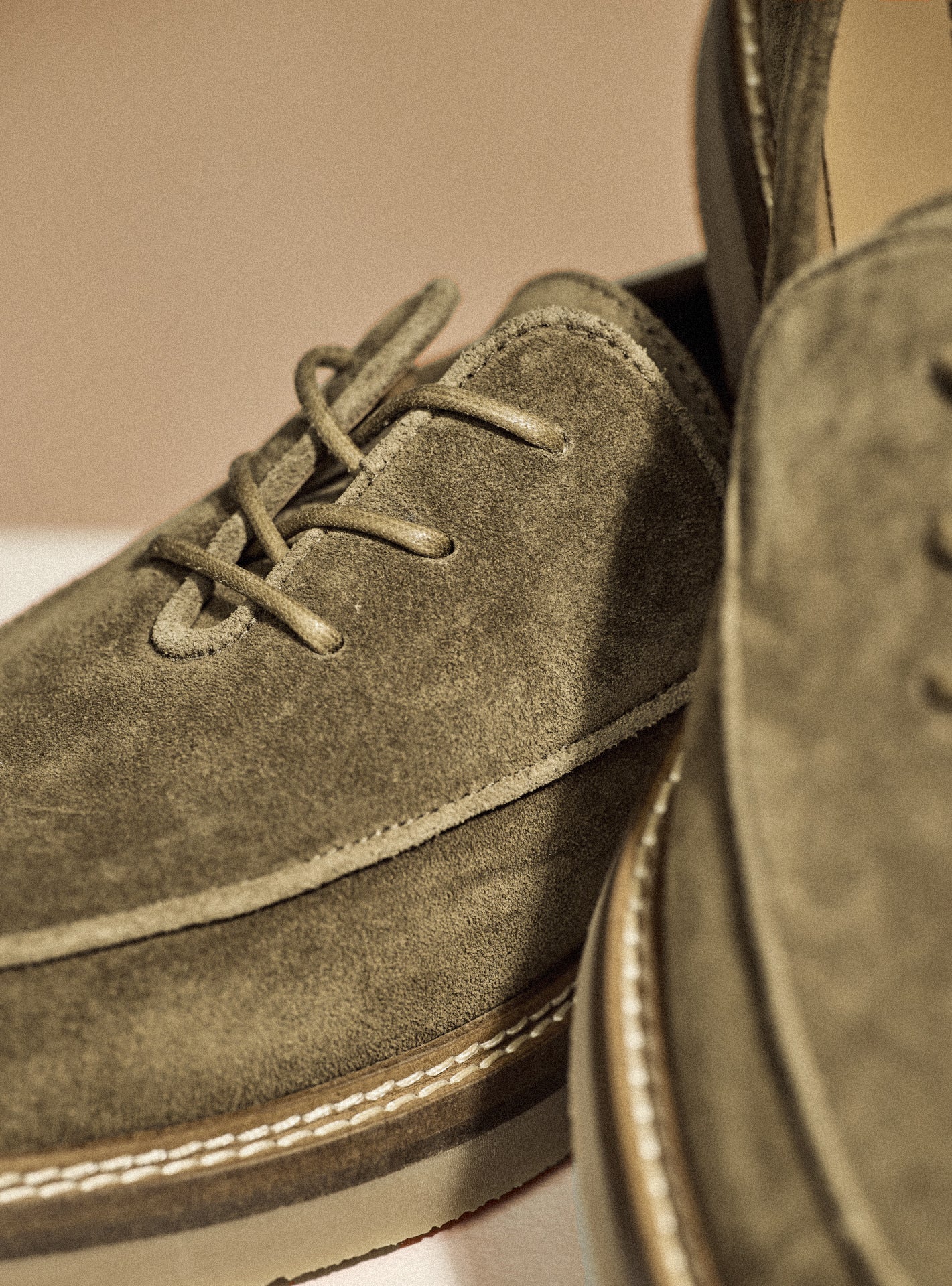 Olivier Beige Derbies-4