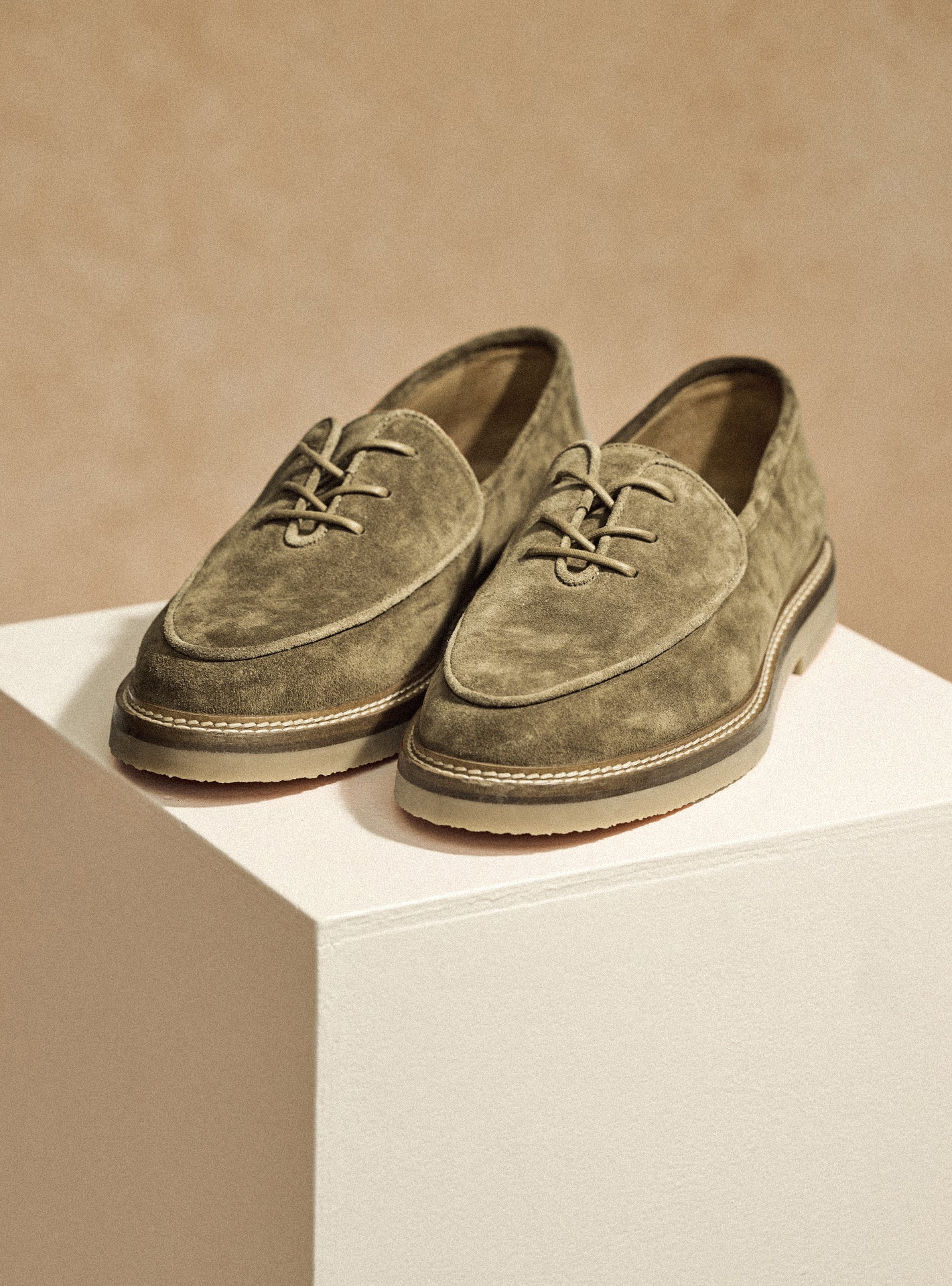Olivier Beige Derbies