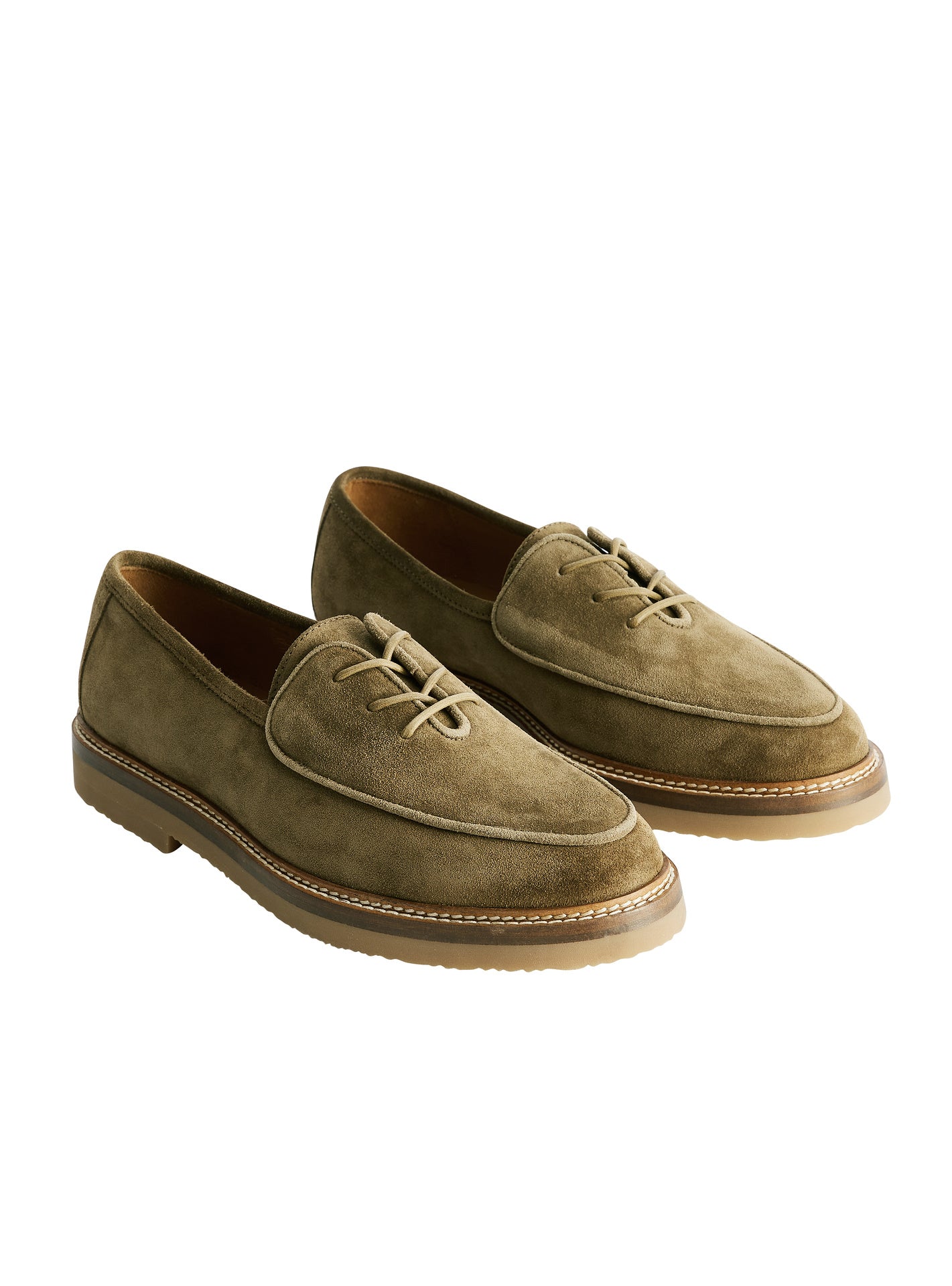 Olivier Beige Derbies
