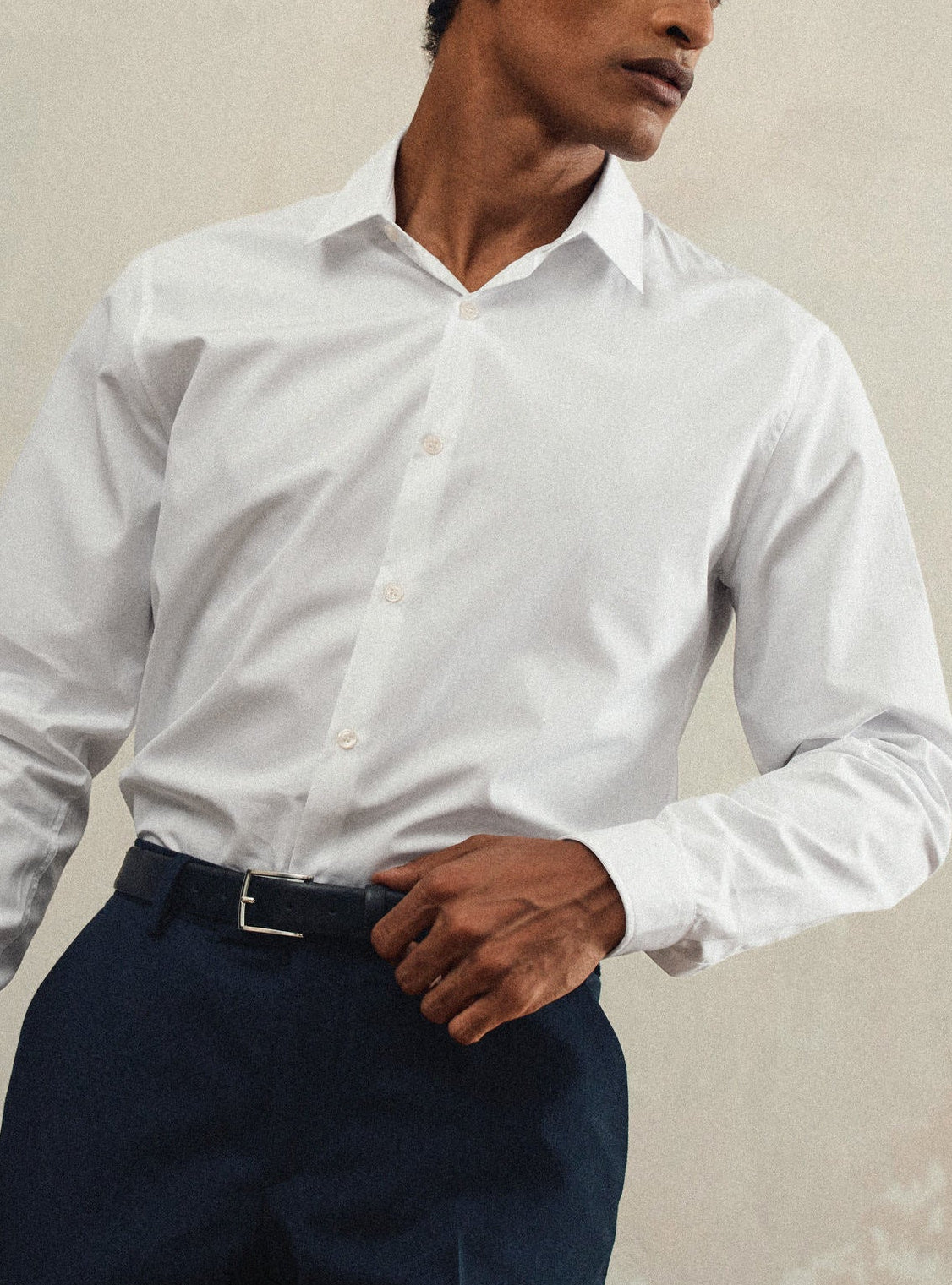 Chemise Jay Blanc Popeline-1