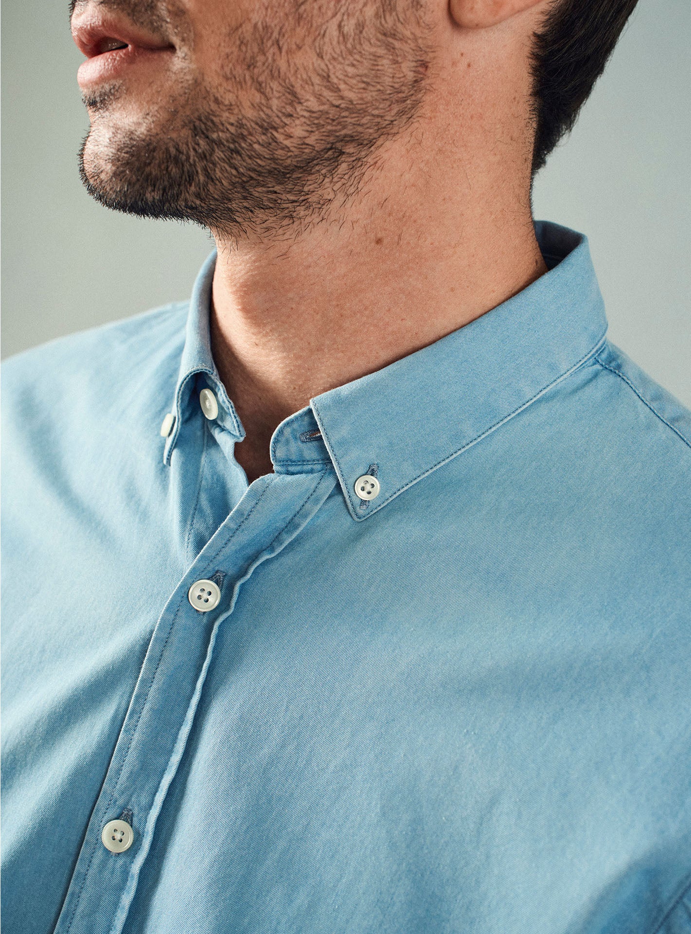 College Denim Shirt-2