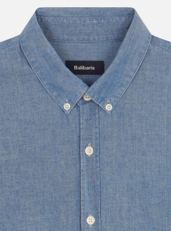 Chemise College Blue Stone-2