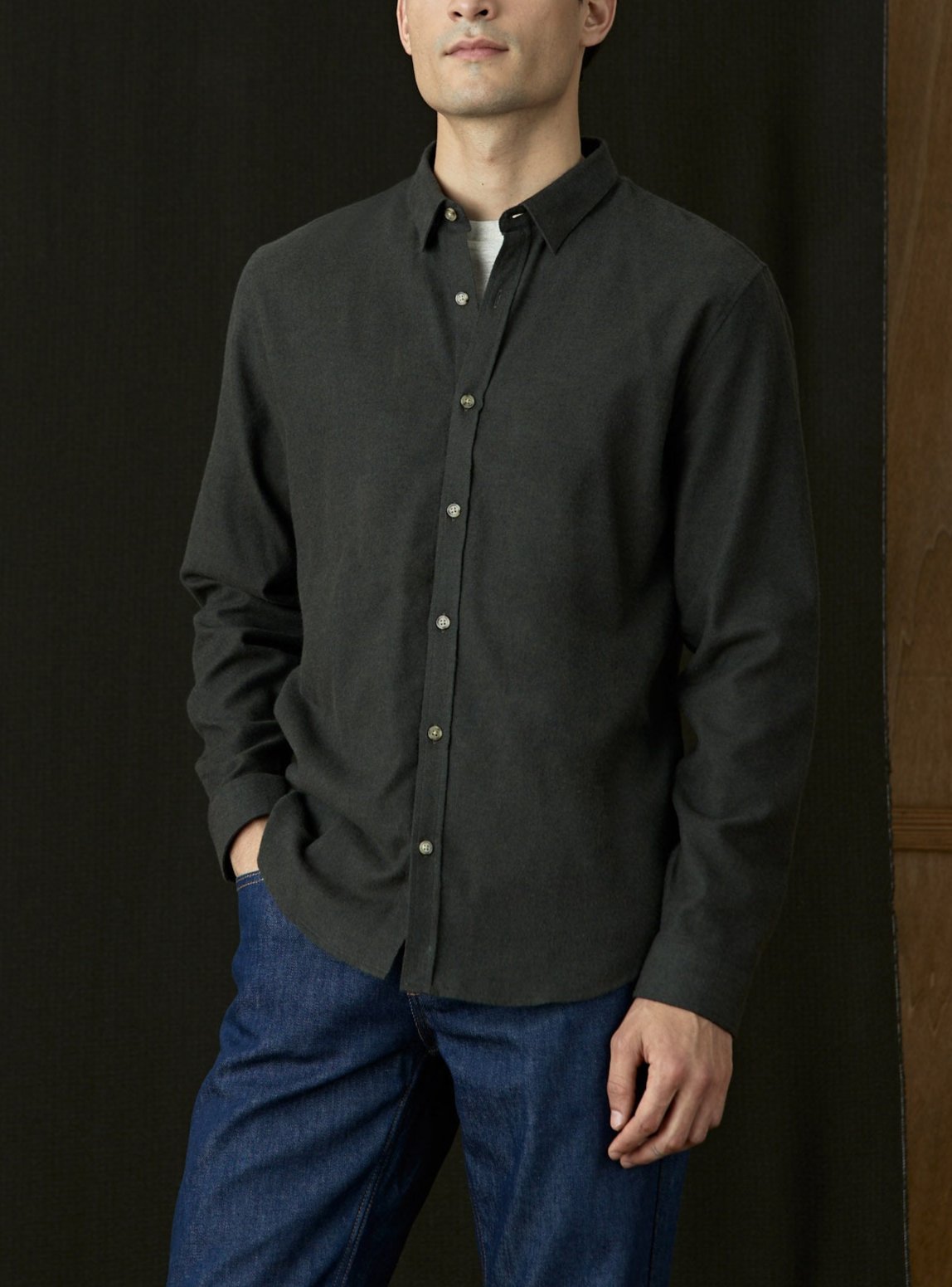 Mercer Conifer flannel shirt-8