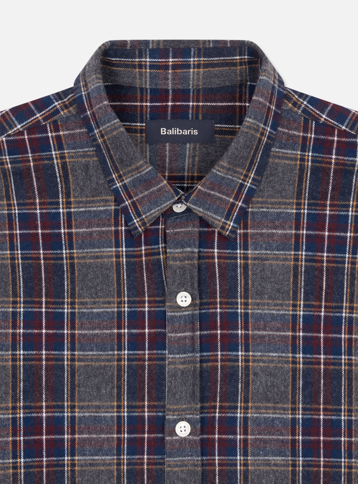 Chemise Mercer en flanelle à carreaux Grey Red