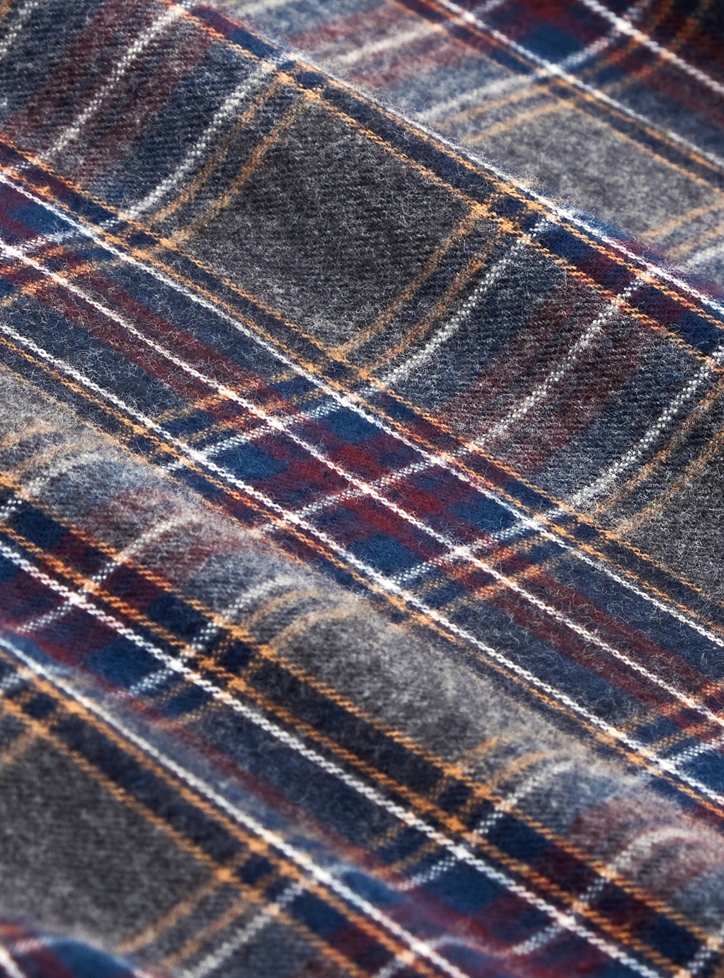 Chemise Mercer en flanelle à carreaux Grey Red