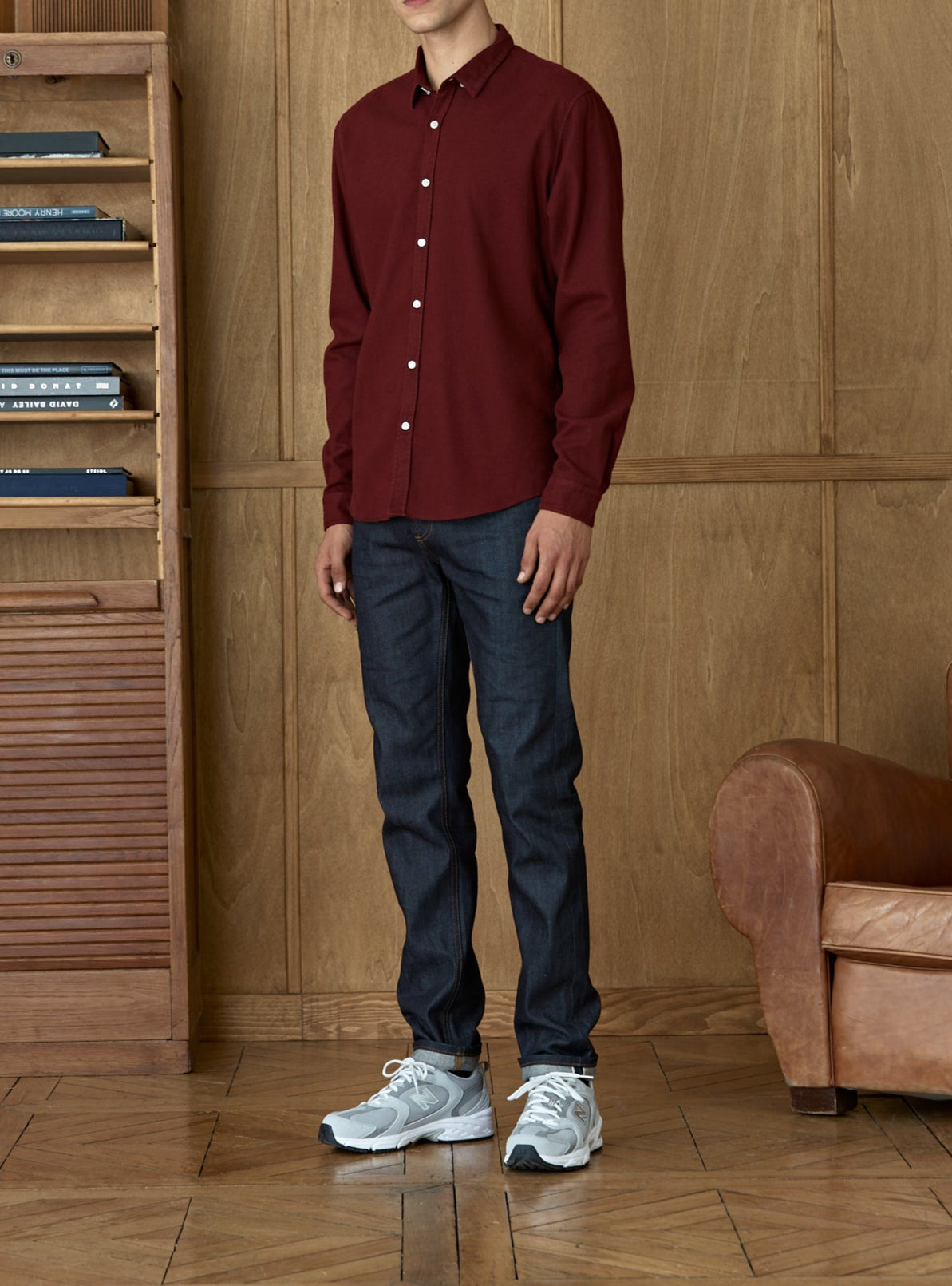 Chemise en flanelle Mercer Grappe-5