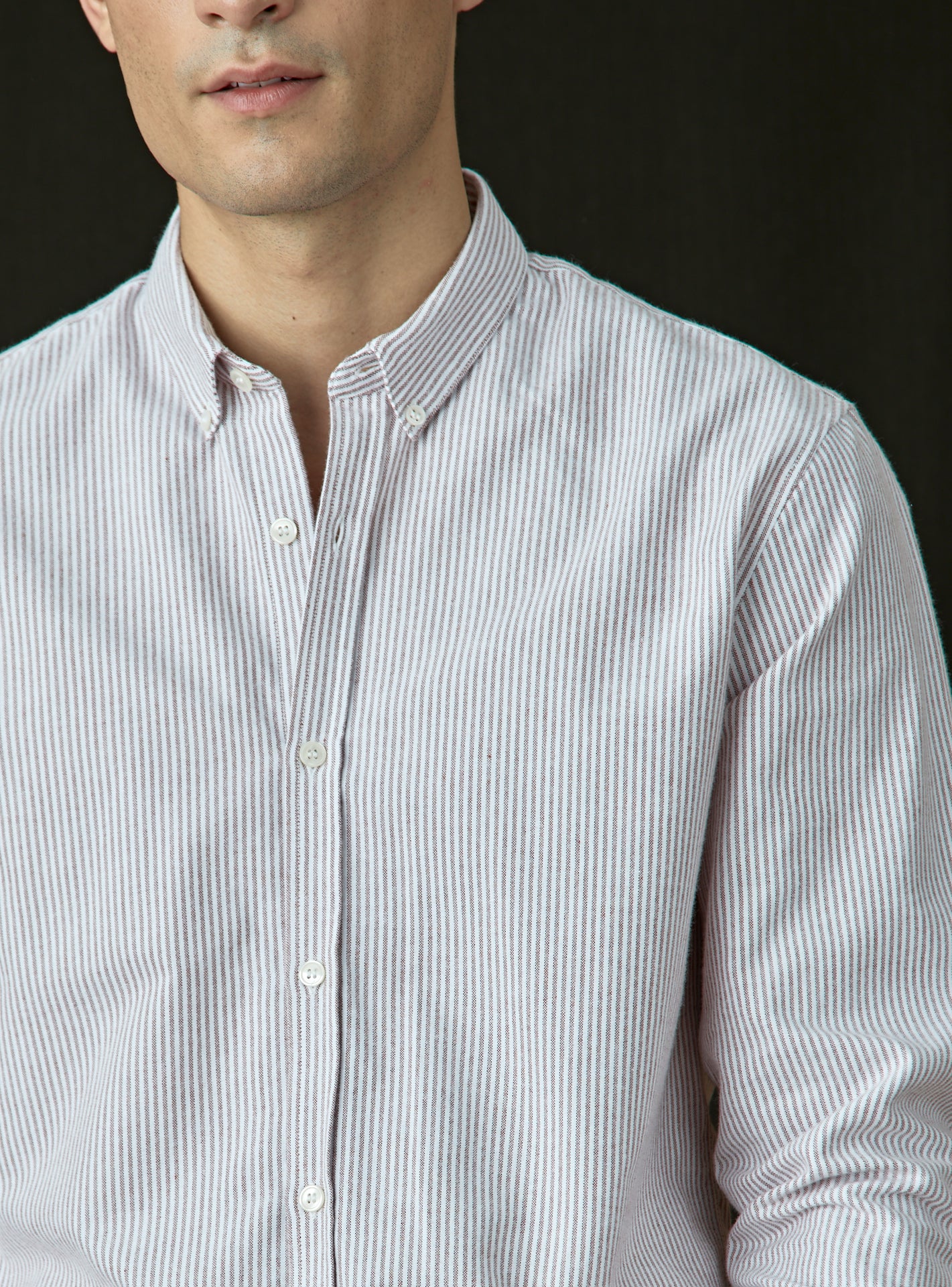 Chemise College à rayures Grappe & White