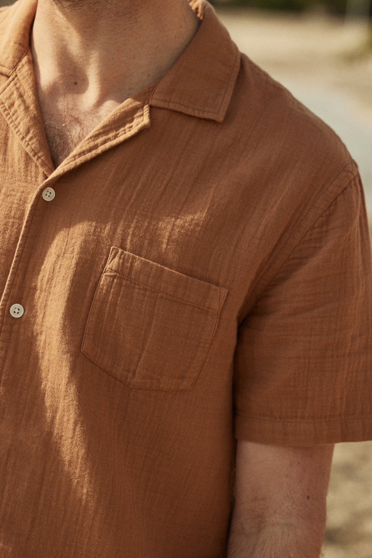Chemise Harlem Ocre-3