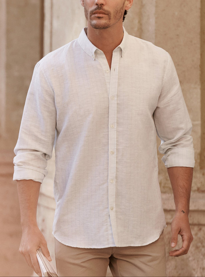 Chemise College Givre